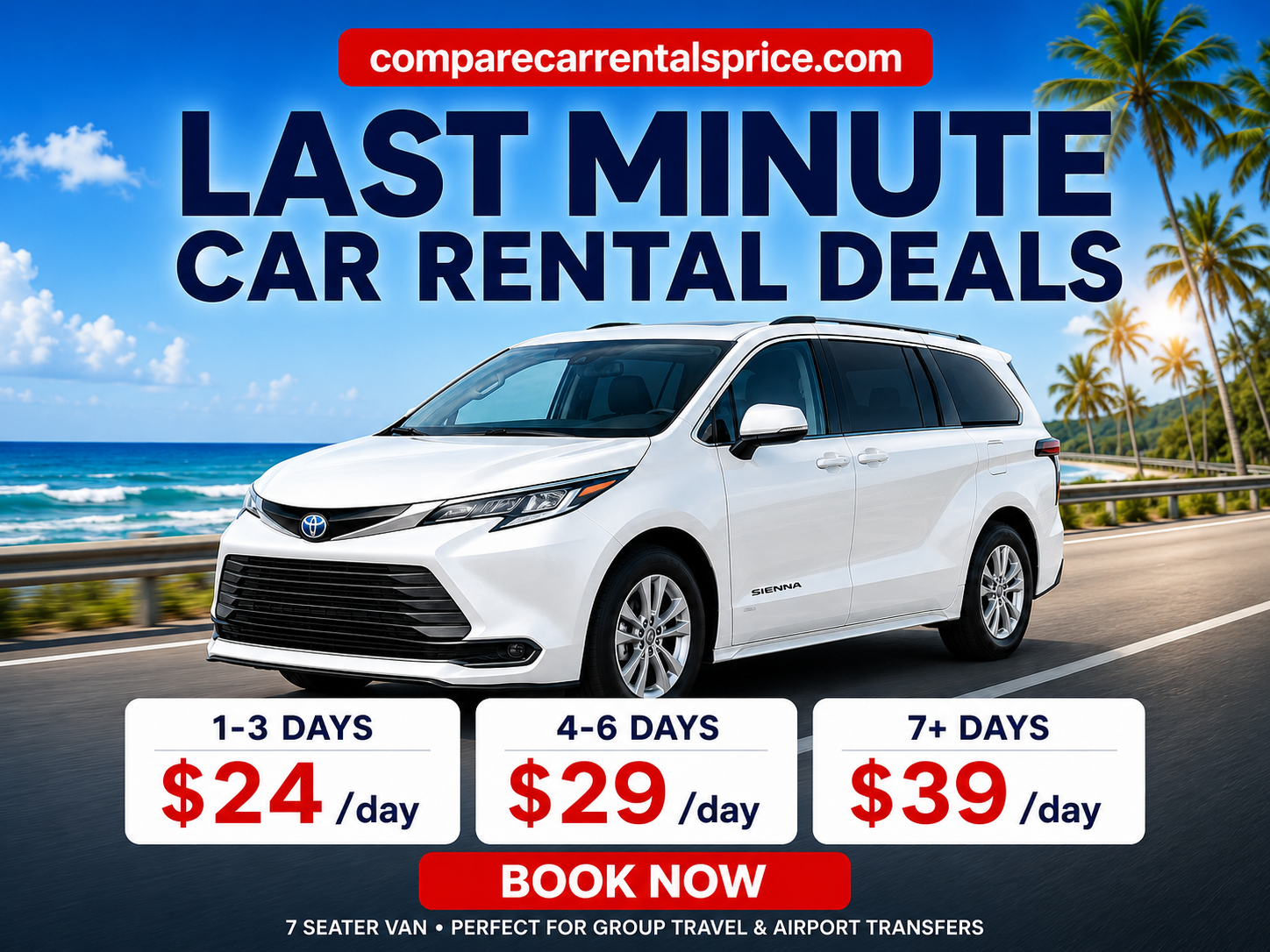 Trusted CAR Rentals Facebook ad