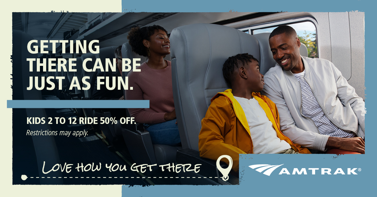 Amtrak Virginia Facebook ad from May 19, 2026