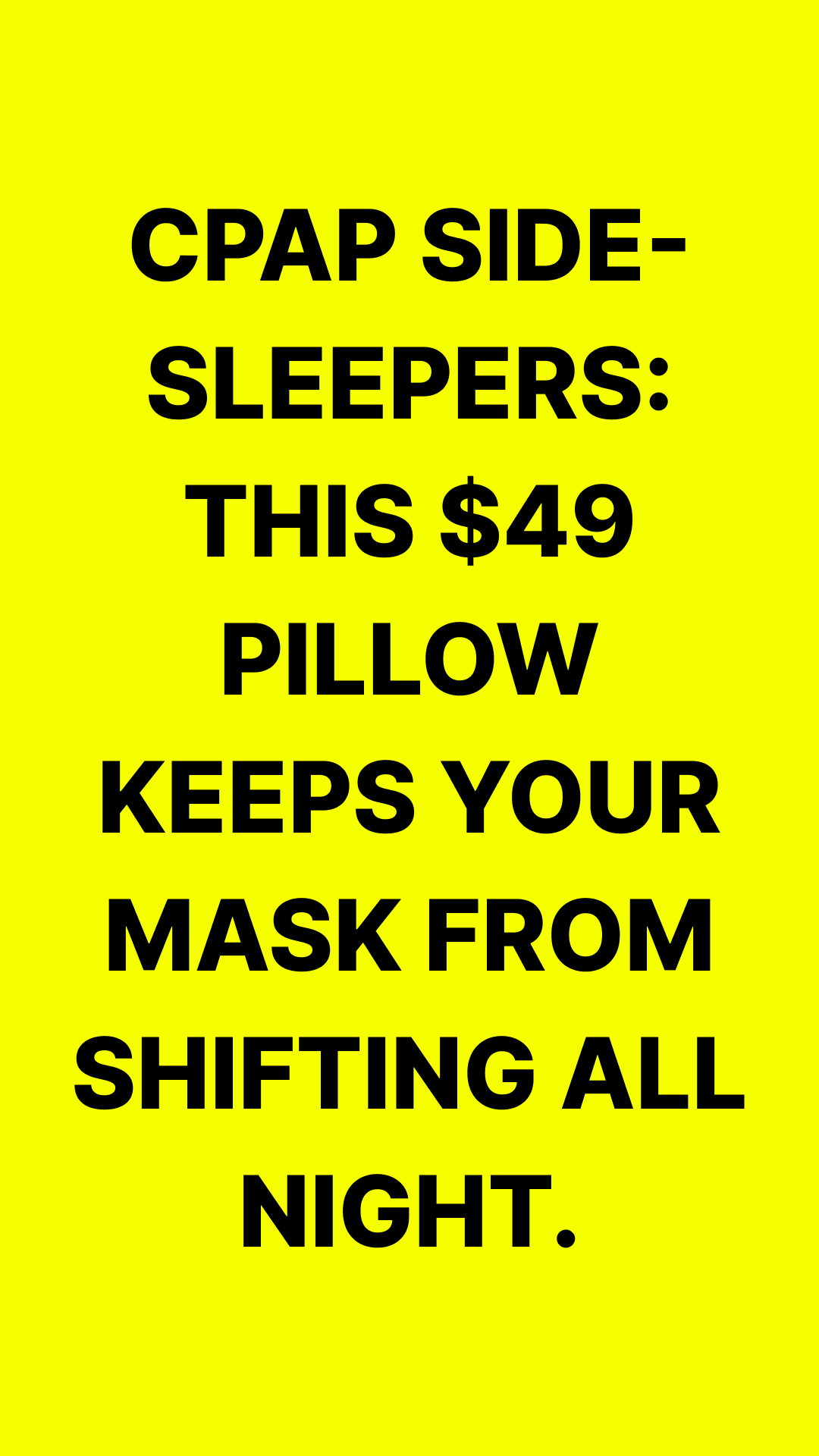 Mellow Sleep Facebook ad