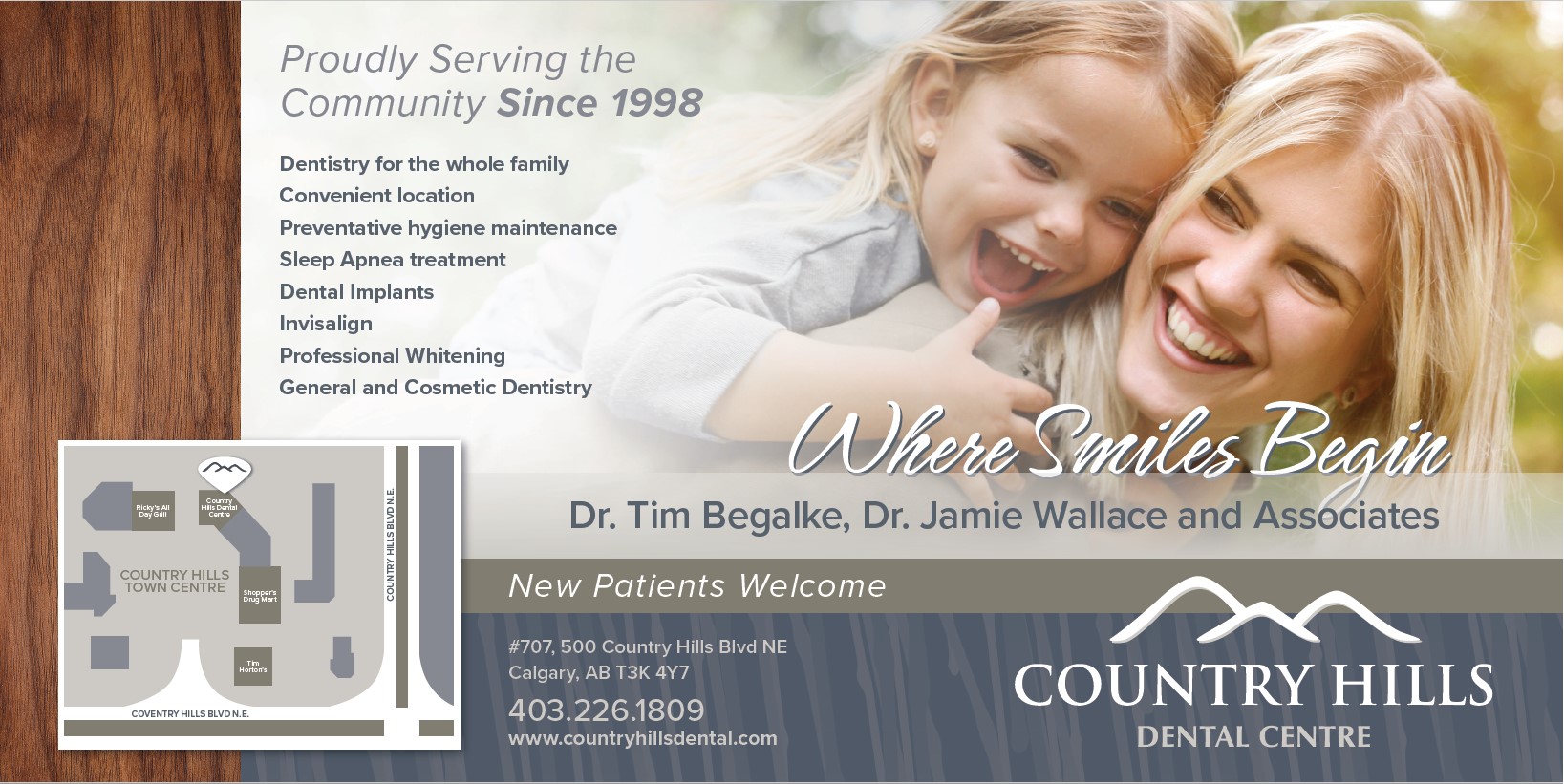 Country Hills Dental Centre Facebook ad