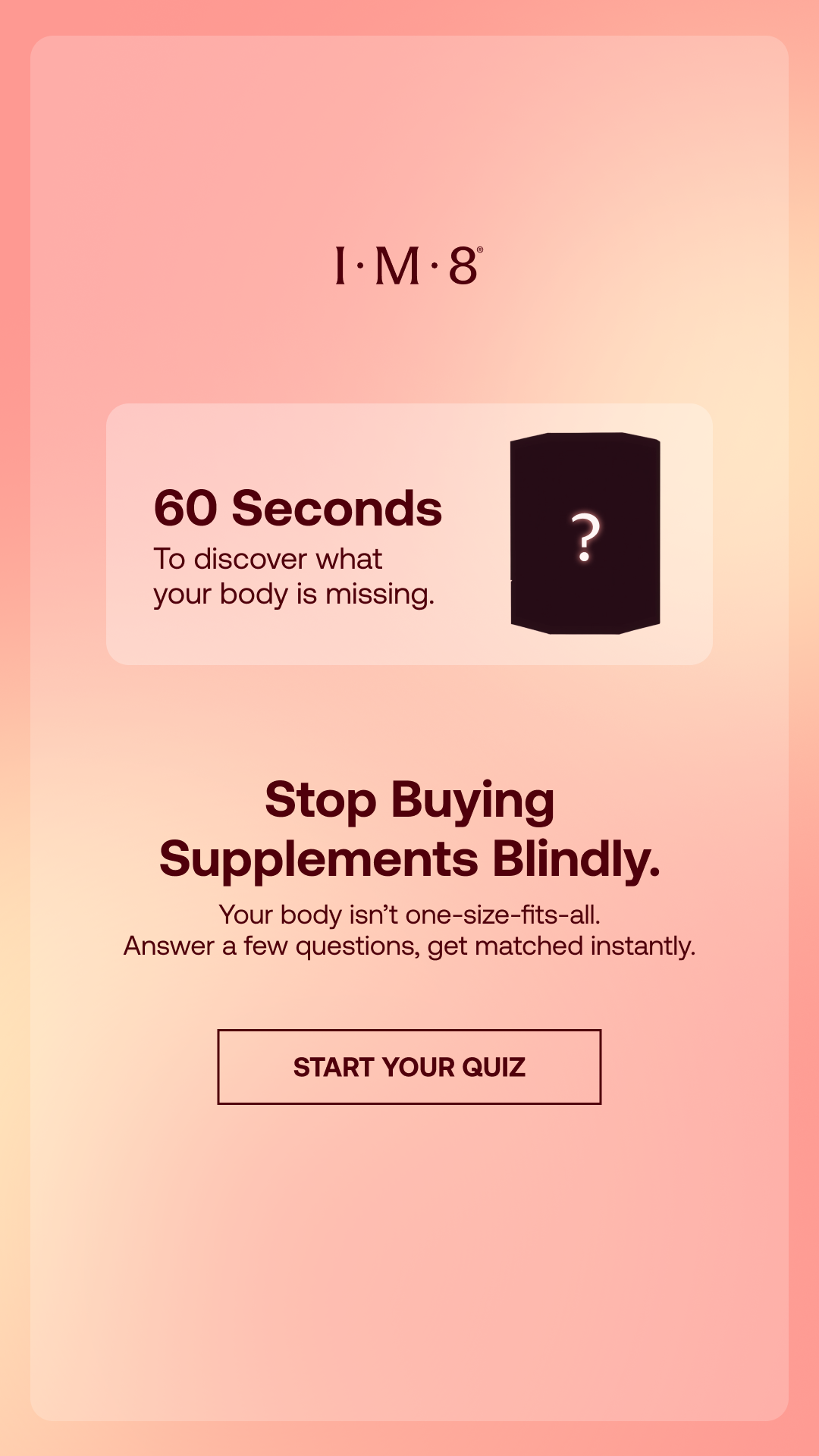 IM8 Health Global Facebook ad