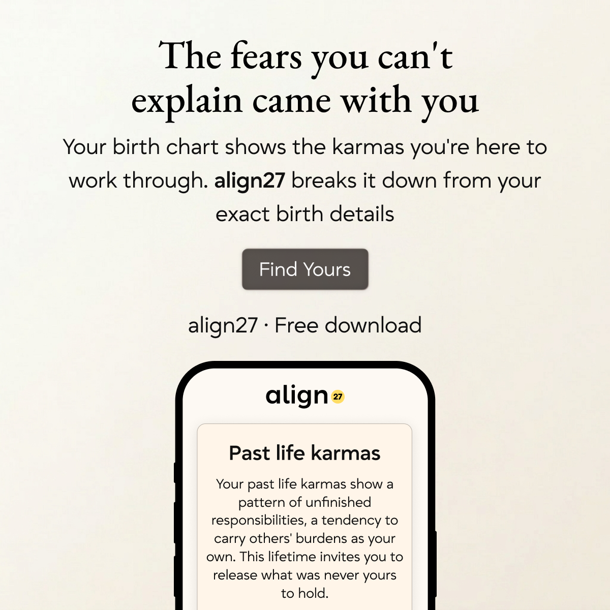 align27 Facebook ad