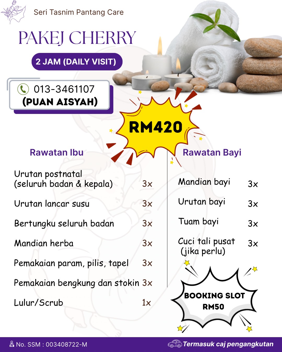 Seri Tasnim Pantang Care Facebook ad