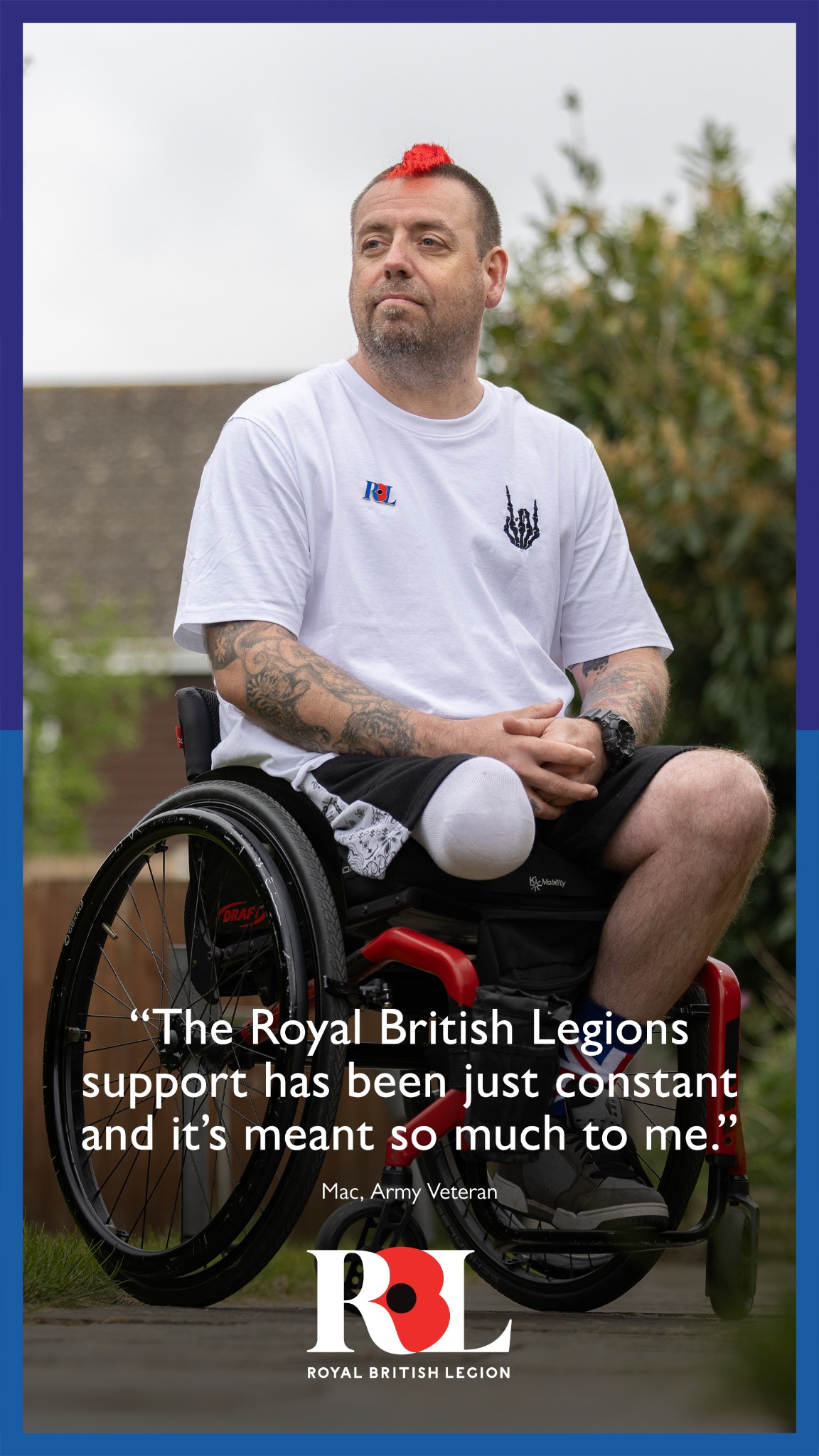 Royal British Legion Facebook ad from Aug 1, 2026