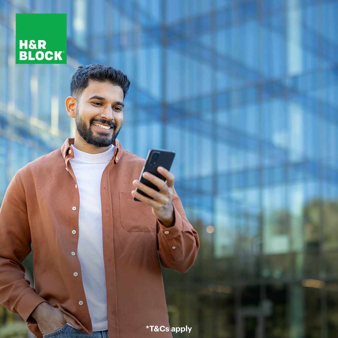 H&R Block Australia Facebook ad: Online Tax Returns from $0