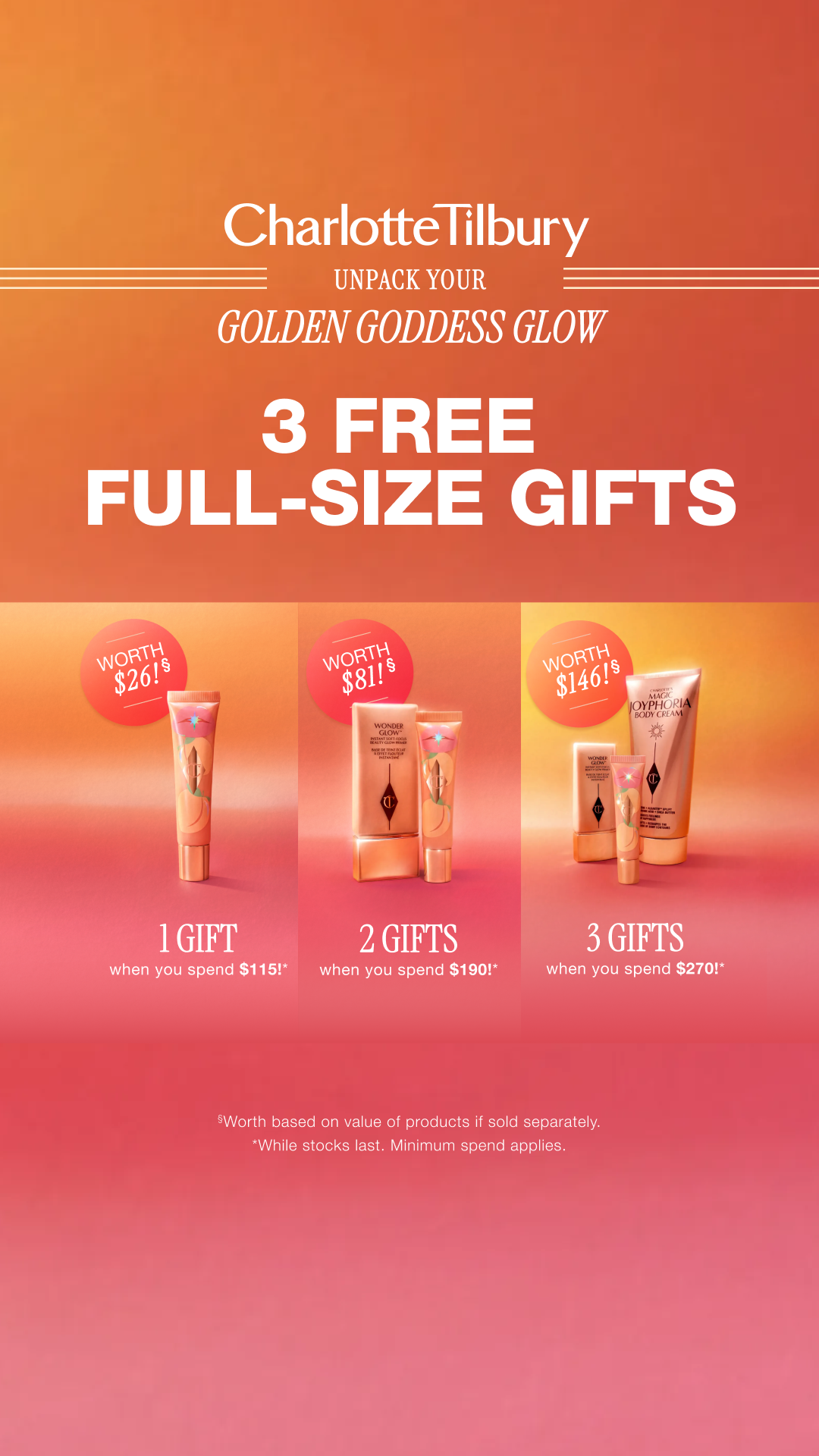 Charlotte Tilbury Facebook ad