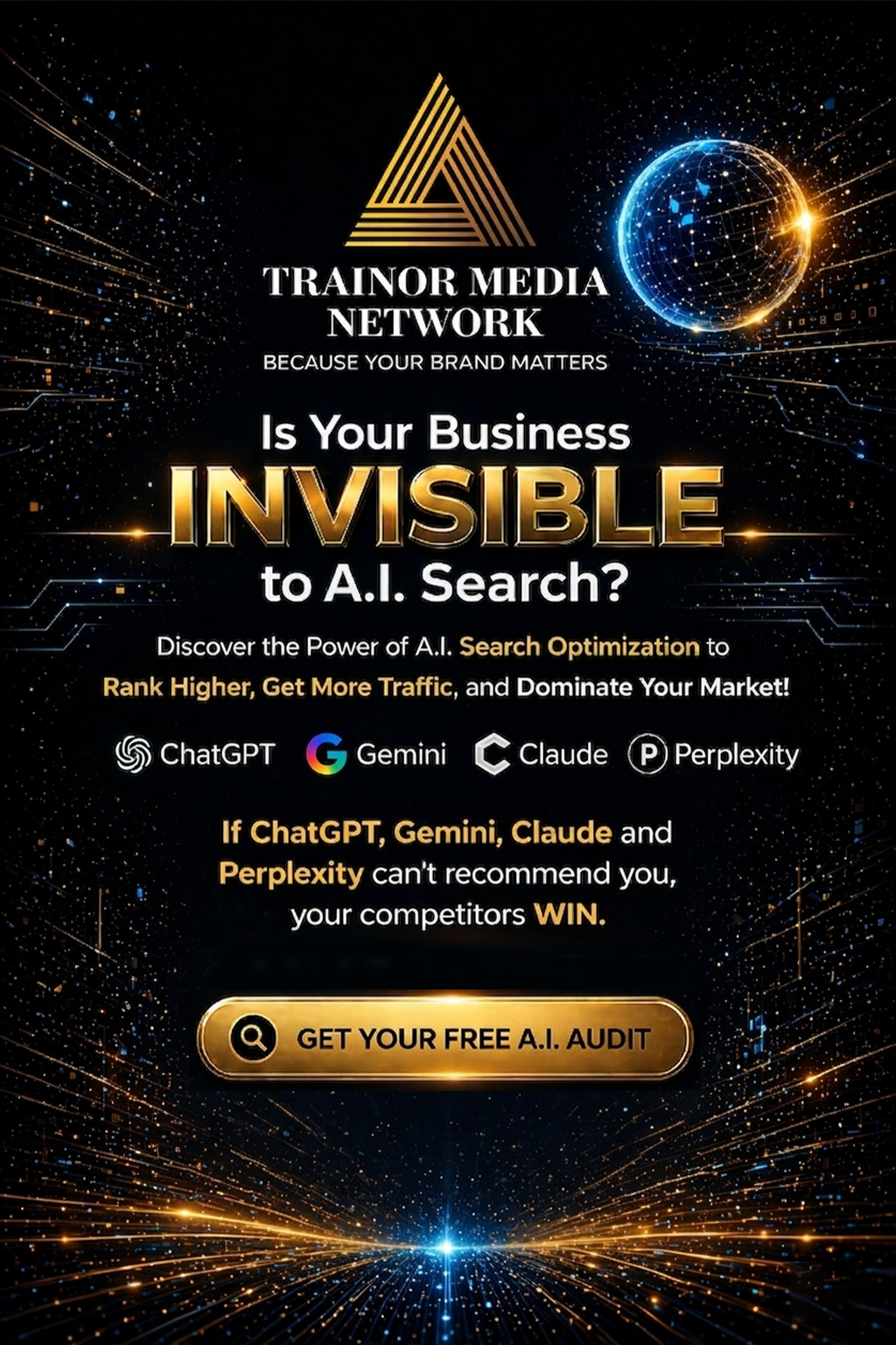 Trainor Media Network Facebook ad: Drive More Leads with AI Optimization
