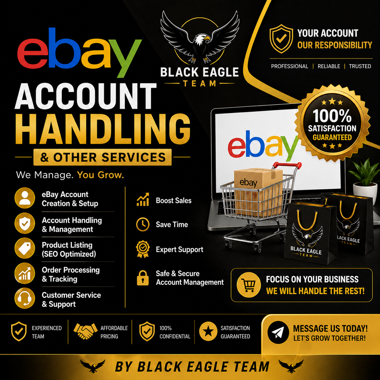 Black Eagle Facebook ad from Apr 29, 2026