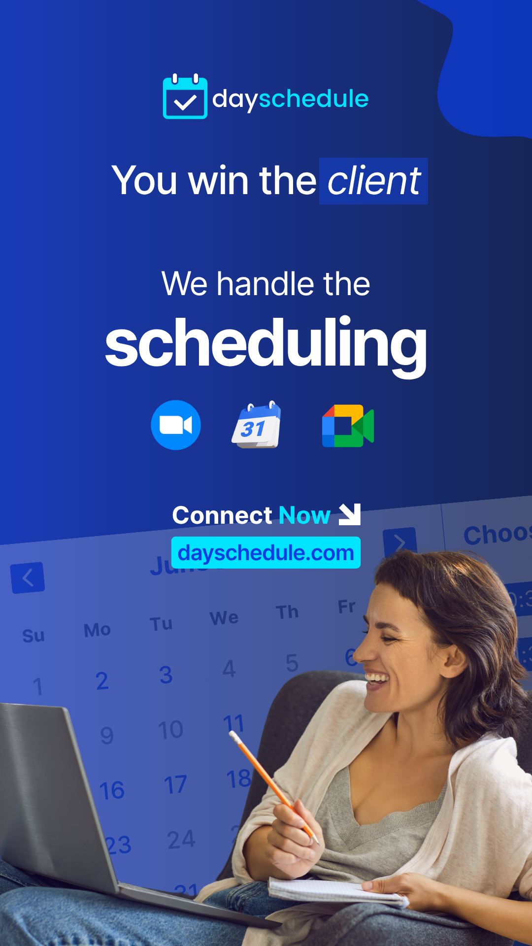 DaySchedule Facebook ad: Free appointment software for small businesses