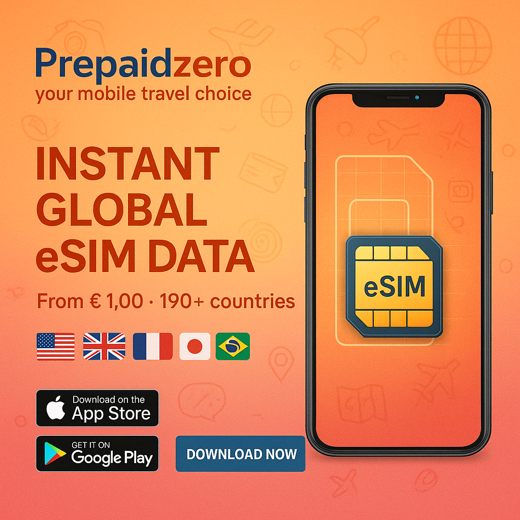 Prepaidzero - International SIM Cards for travelers Facebook ad
