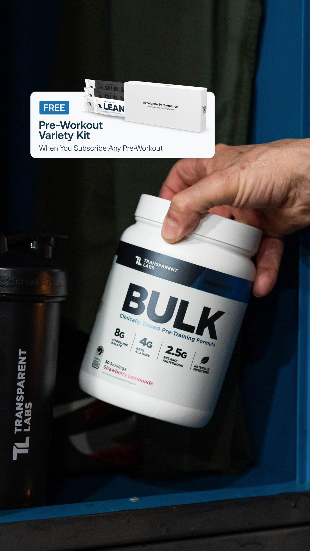 Transparent Labs Facebook ad