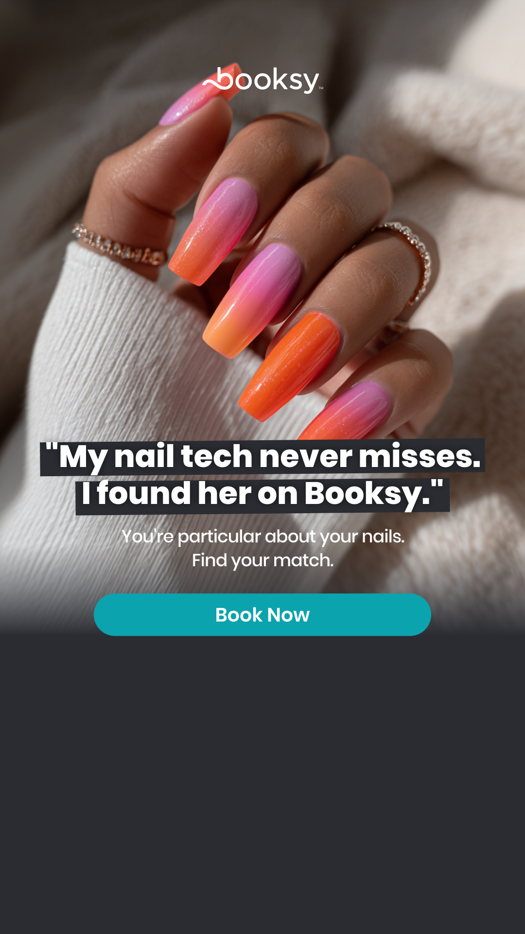 Booksy Facebook ad