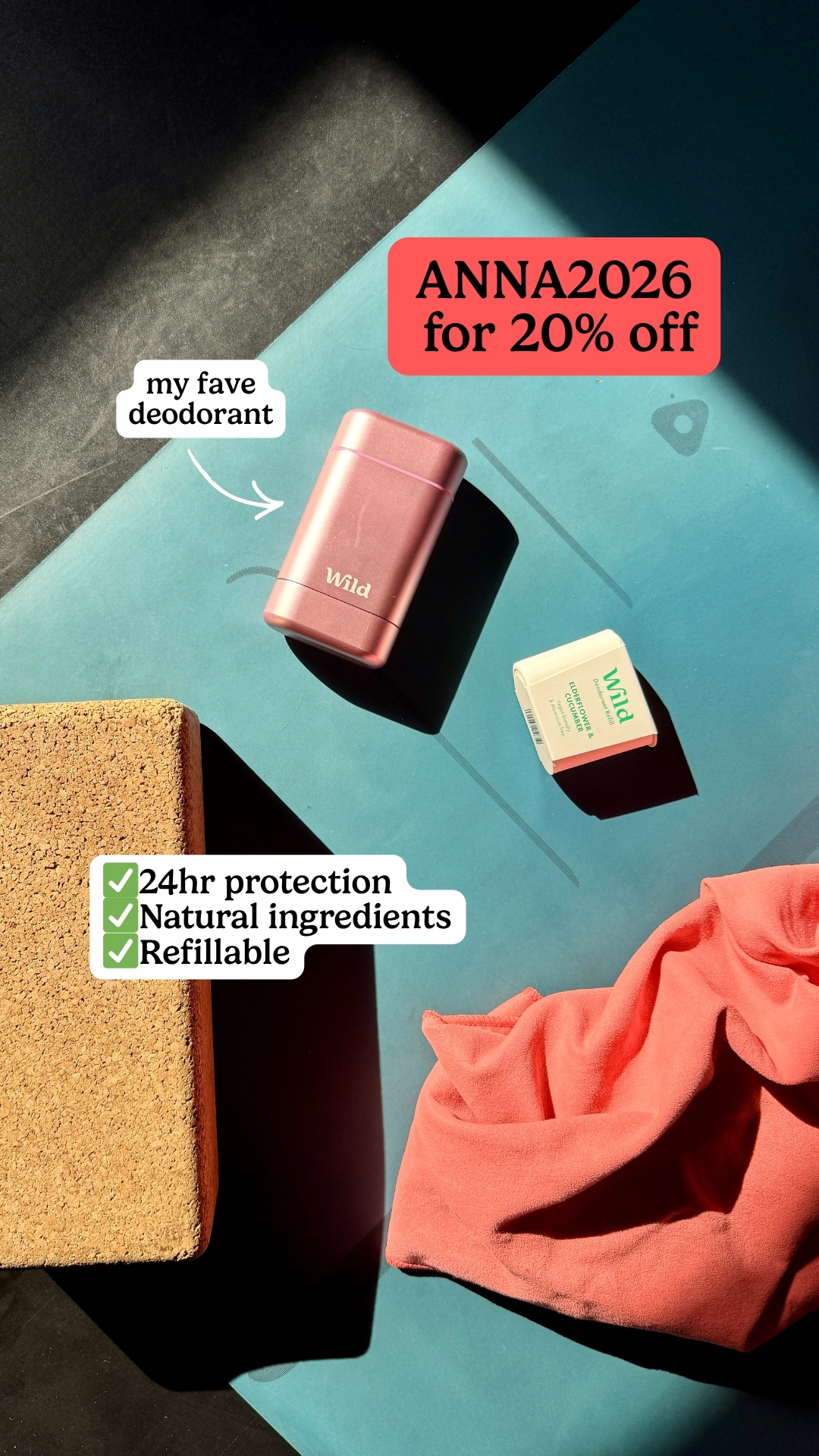Wild Facebook ad: Get 20% off with code ANNA2026