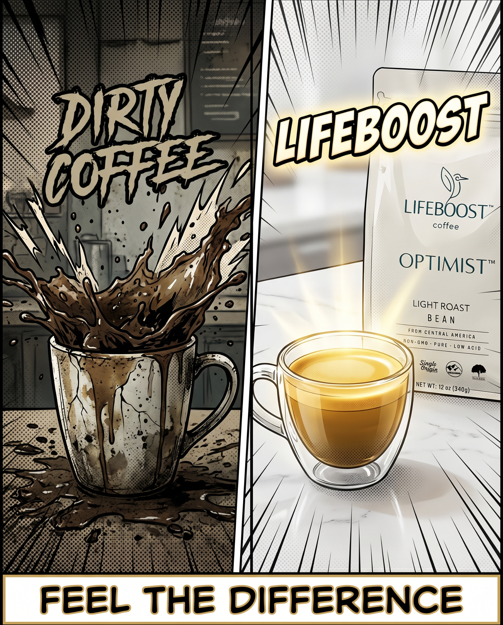 Lifeboost Coffee Facebook ad