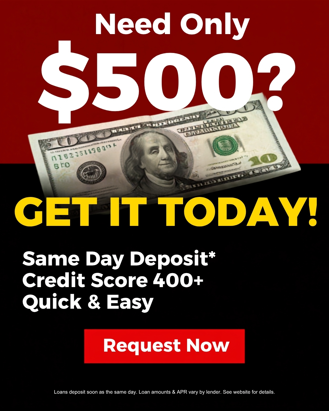 Borrow Now Pay Later Facebook ad from Jun 23, 2026