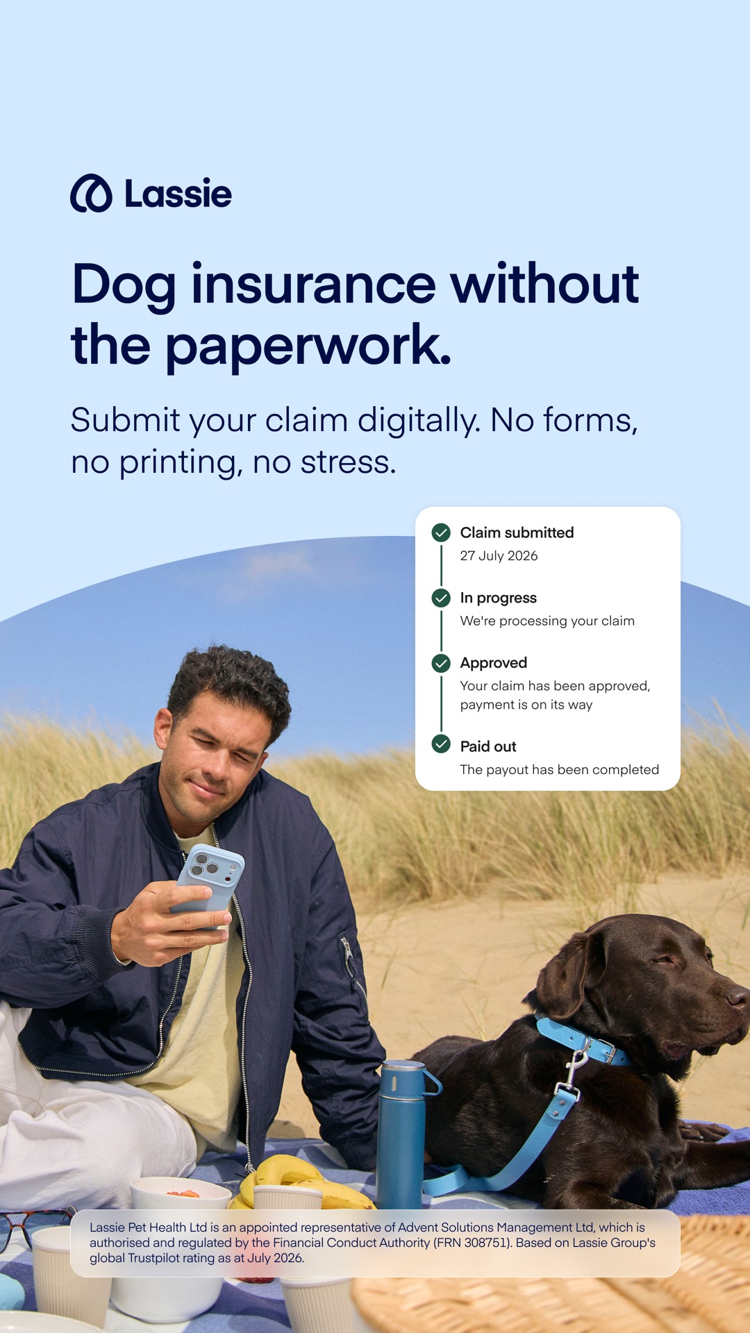 Lassie UK Facebook ad