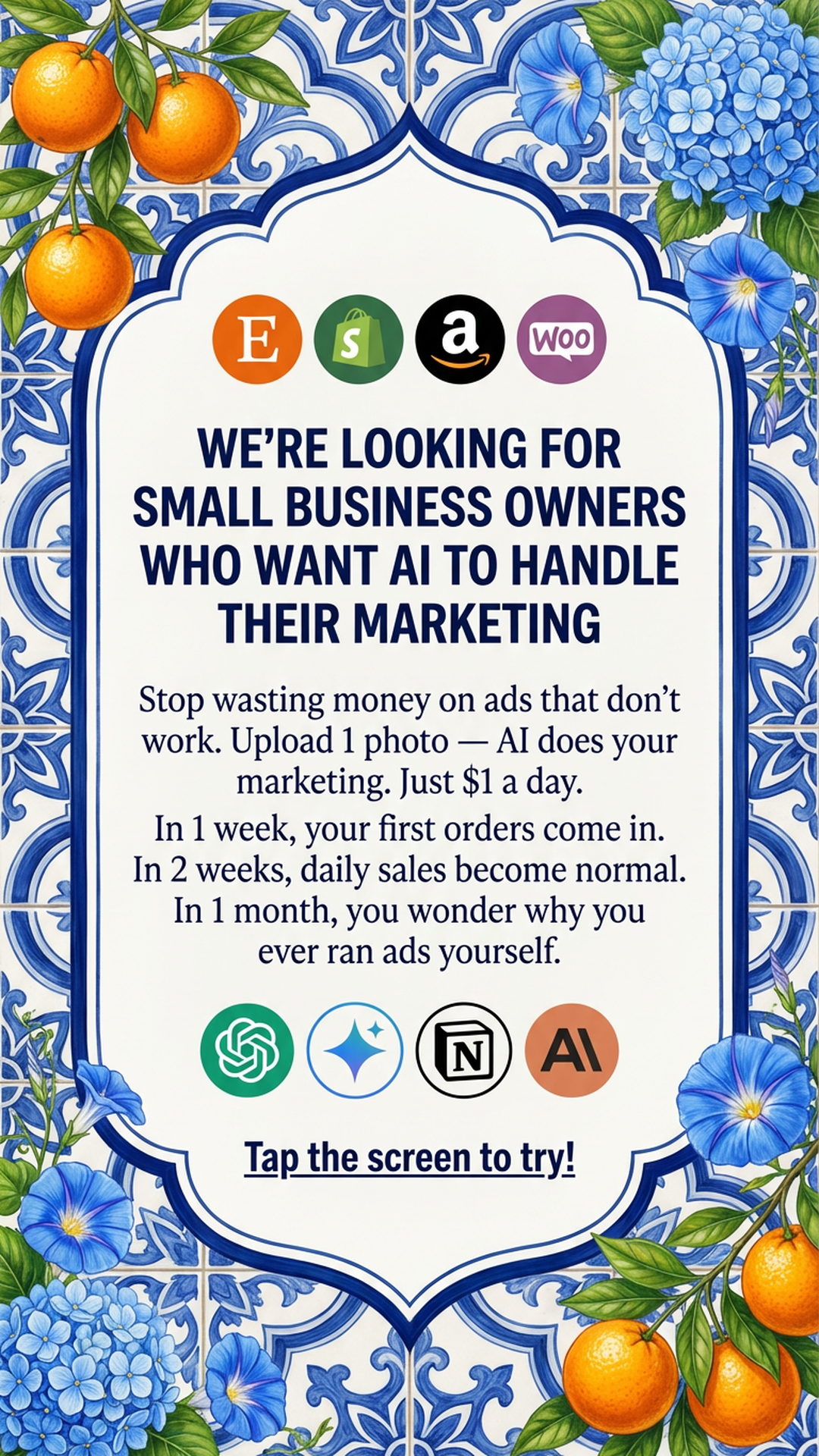 Practical AI Facebook ad