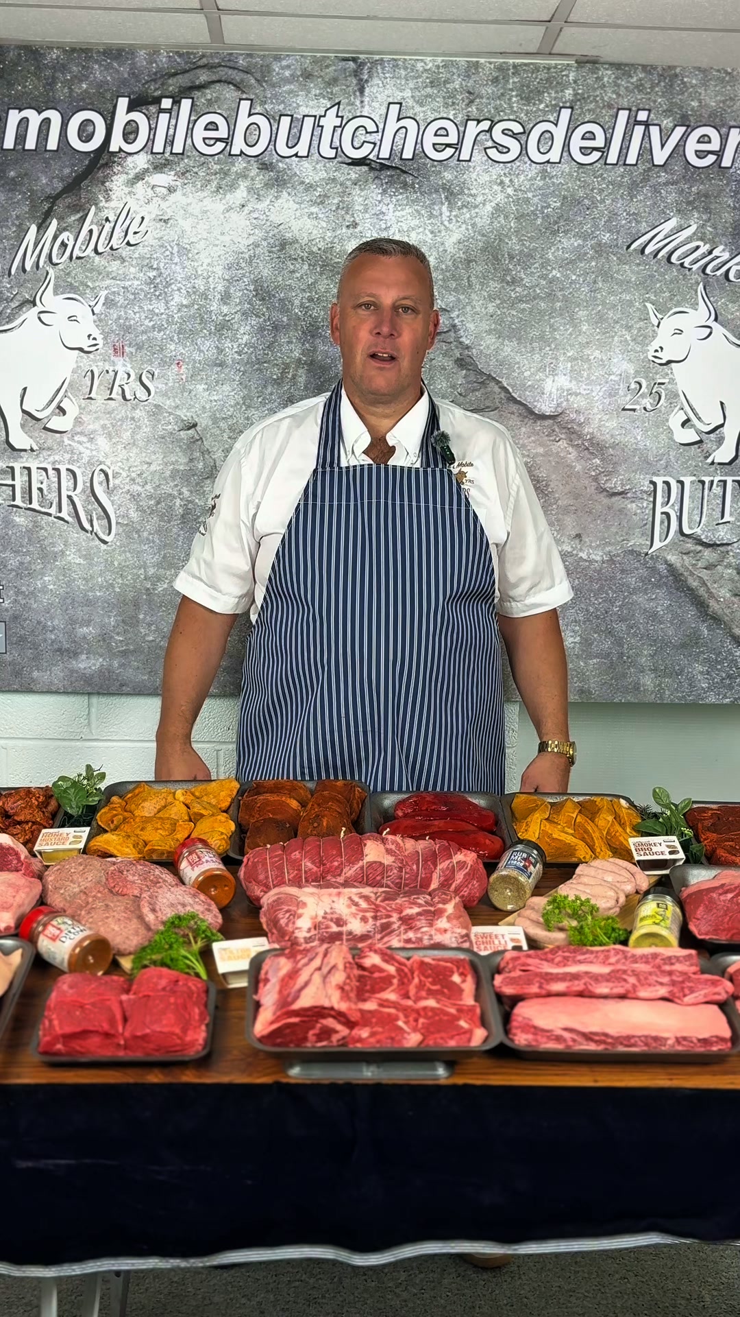 Marks Mobile Butchers Delivery Facebook ad from Jul 7, 2026