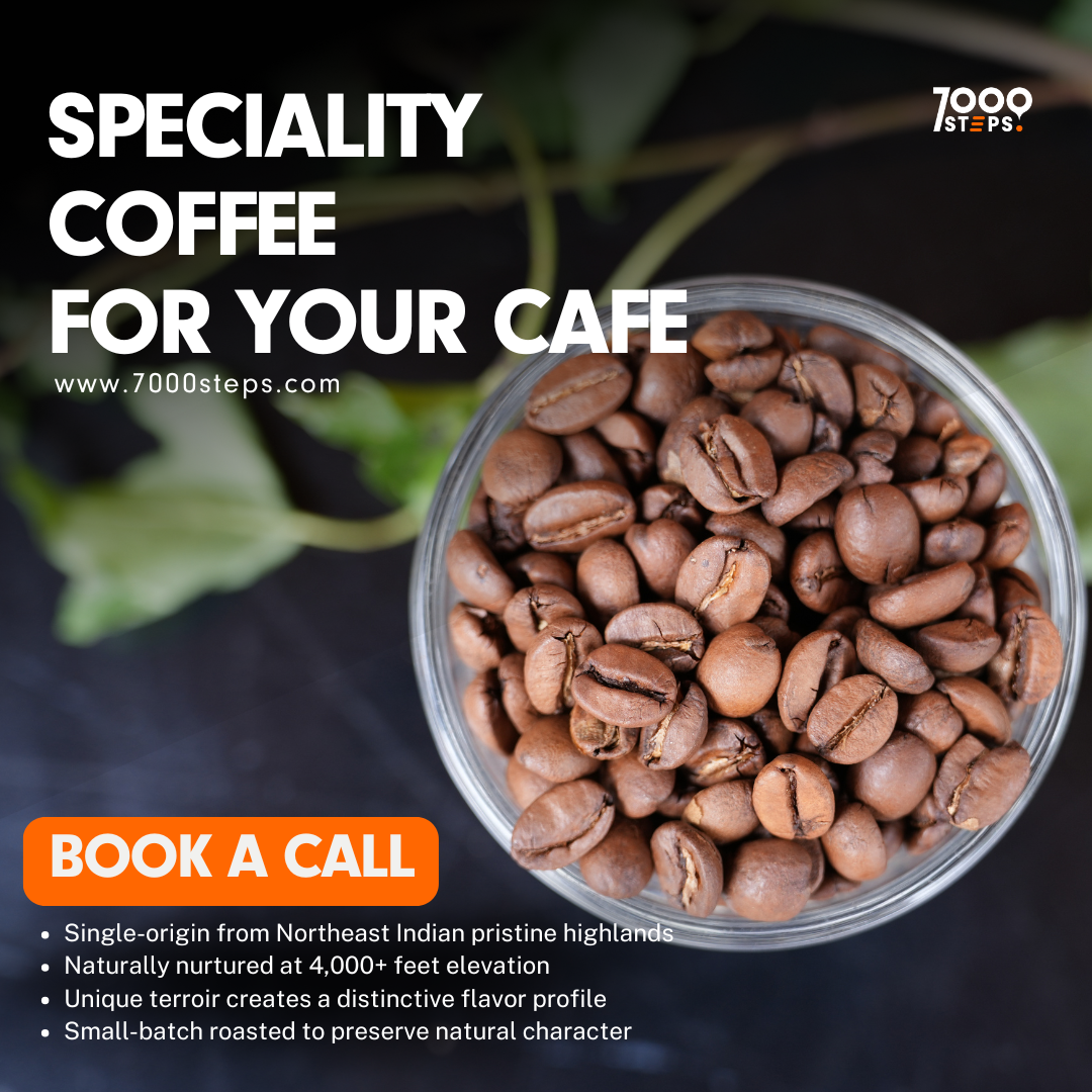 7000 Steps Coffee Facebook ad: Premium single-origin Coffee beans, perfect for bold…