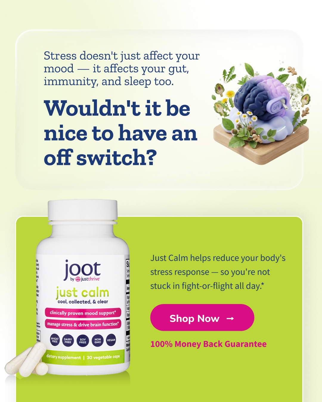 Just Thrive Facebook ad