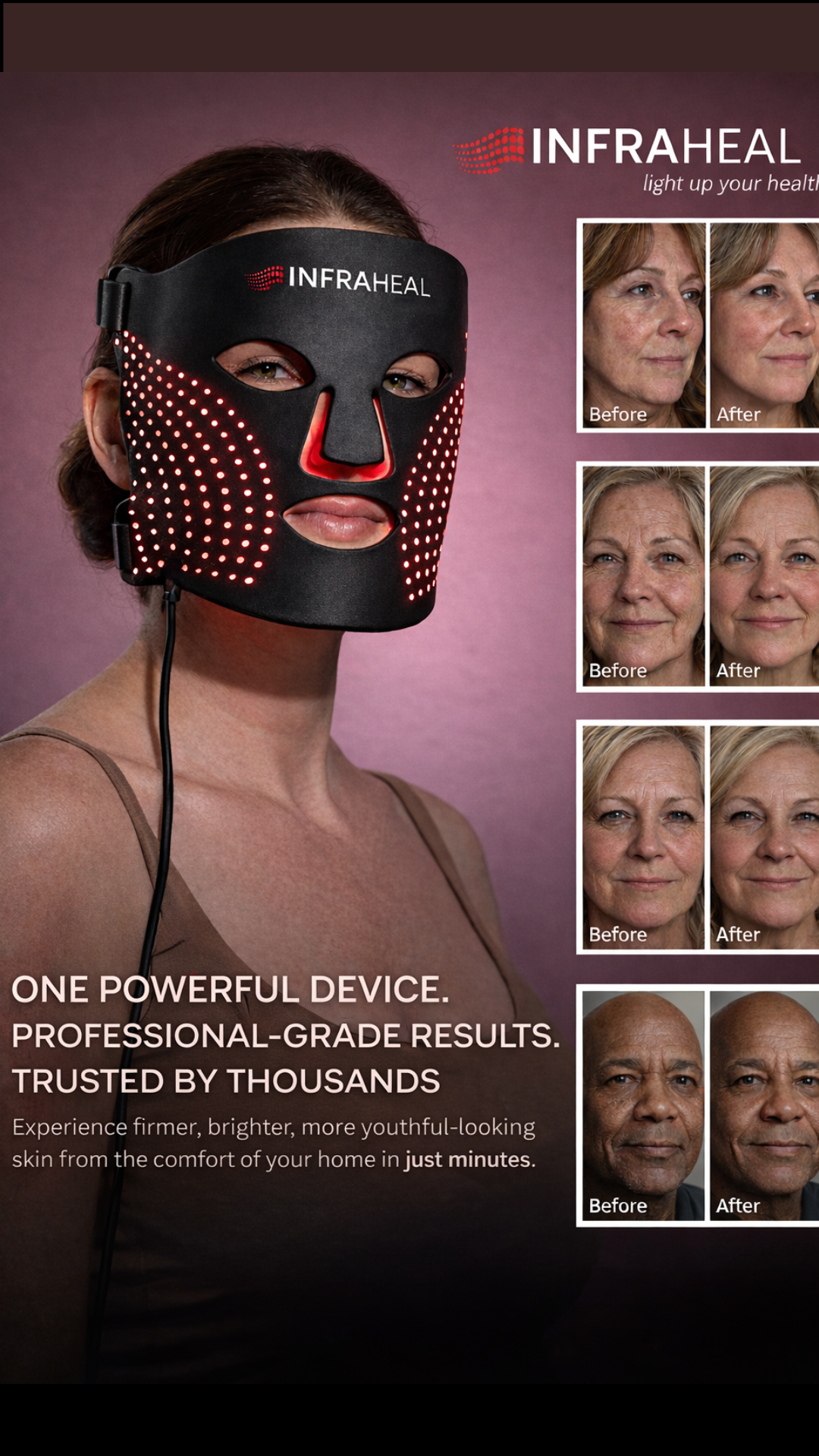 InfraHeal Facebook ad