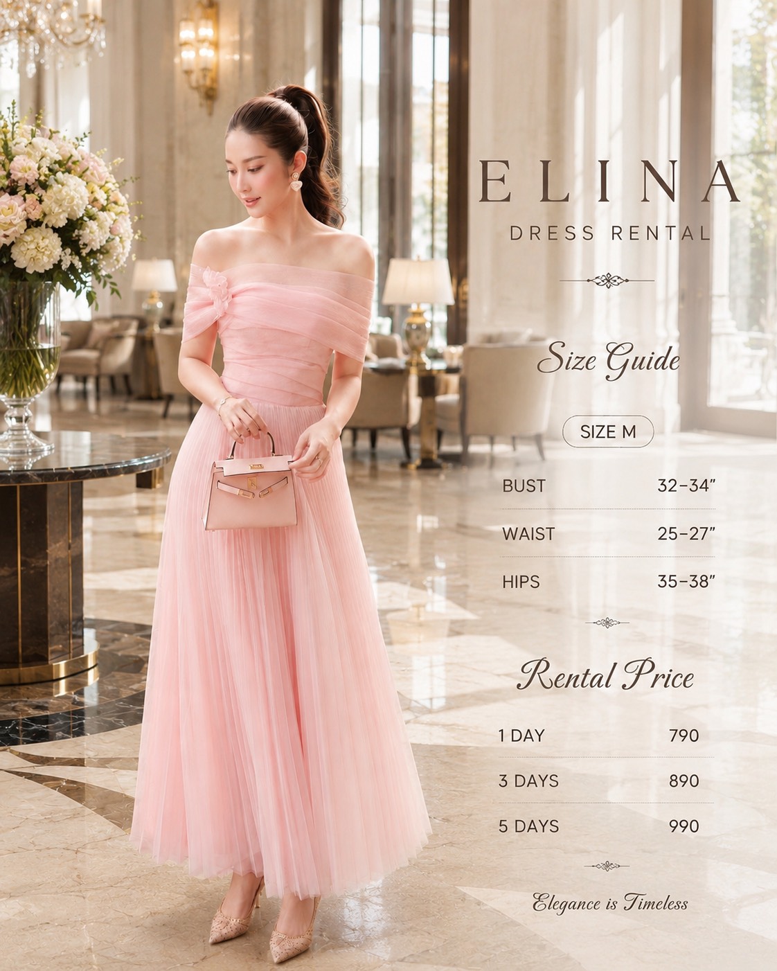 Elina Dress - เช่าชุดออกงาน Facebook ad: ชุดออกงาน / งานแต่ง / งานหรู