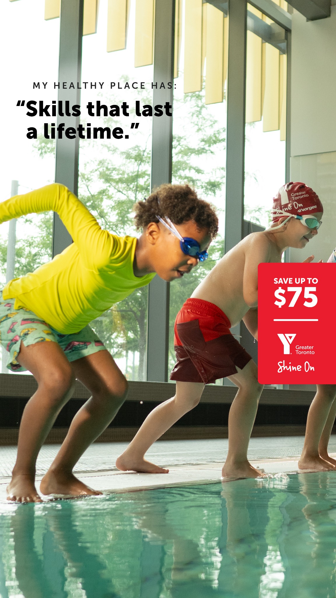 YMCA of Greater Toronto Facebook ad
