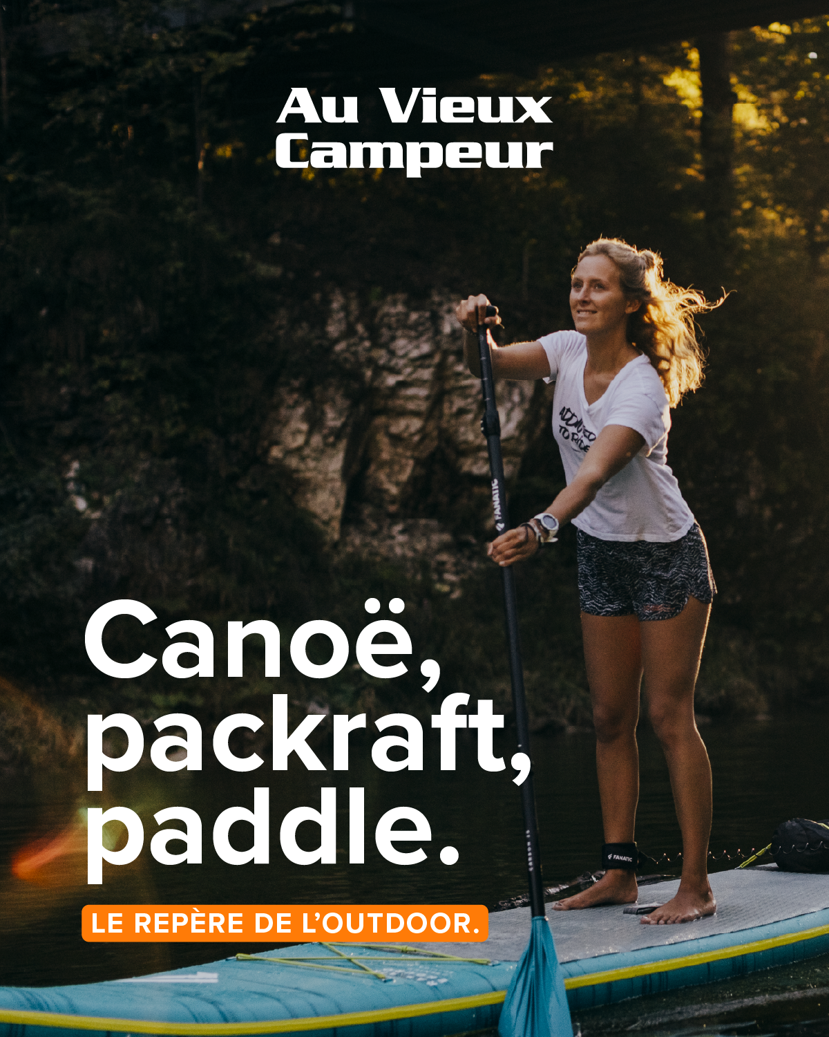 Au Vieux Campeur Facebook ad: Montagne, forêt, mer, falaise ou ciel… Quel est…