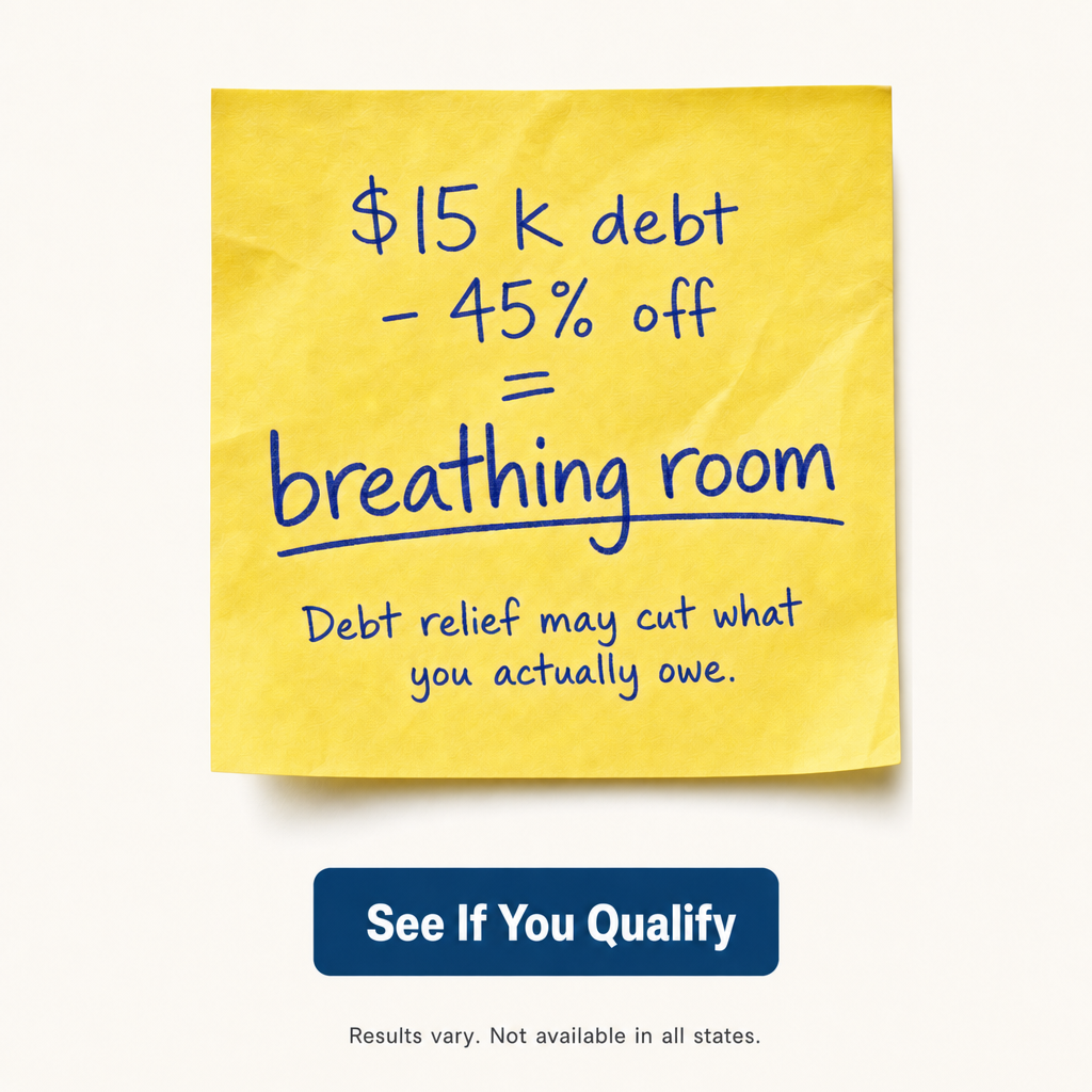 Smart Finance Hub Facebook ad: Credit card debt? Beat it with one affordable monthly…