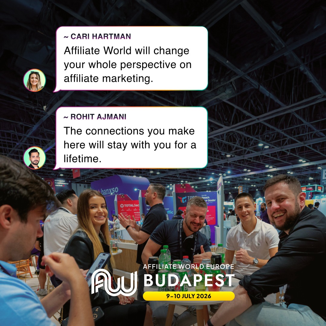 Affiliate World Conferences Facebook ad