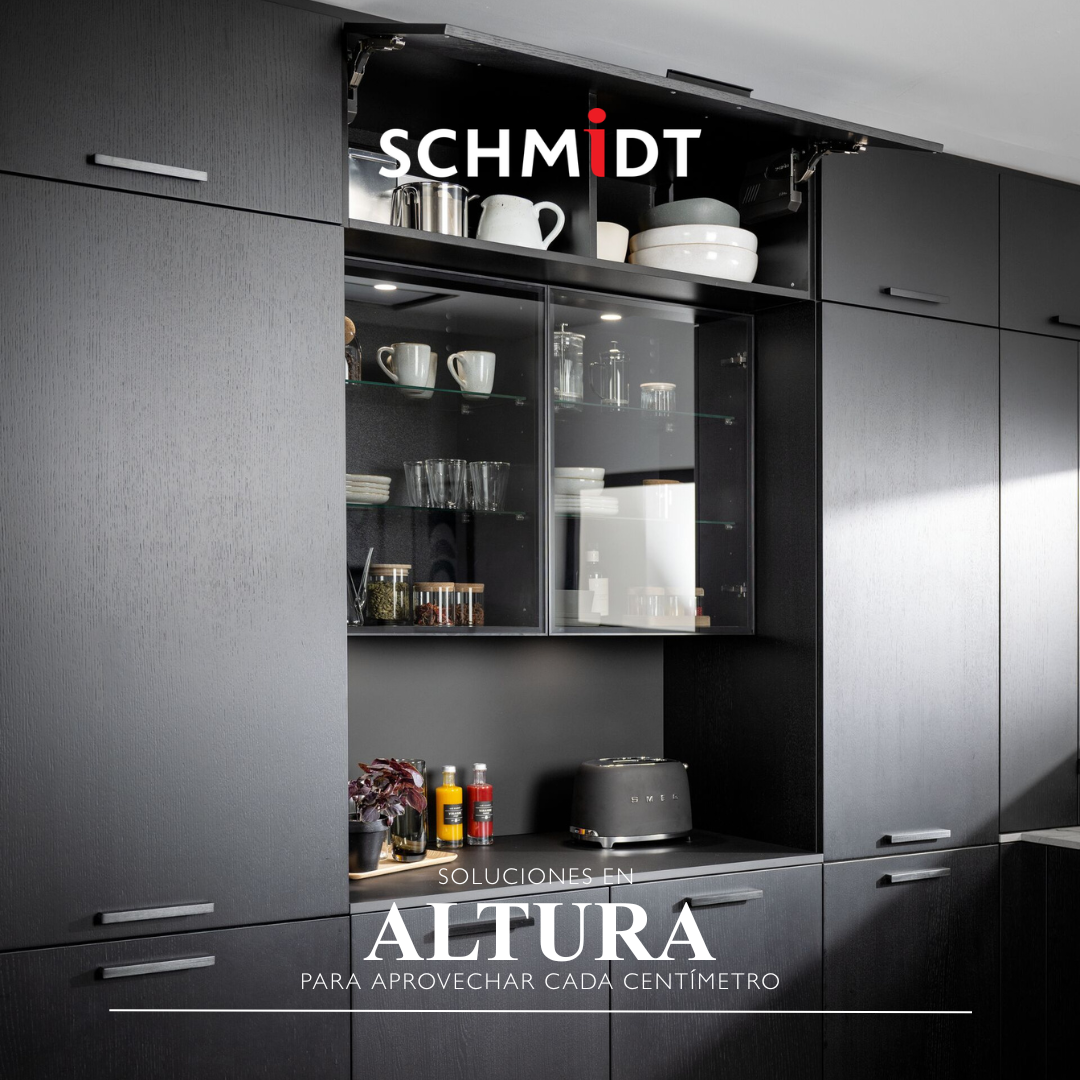 Schmidt Facebook ad: Muebles en altura para aprovechar cada centímetro