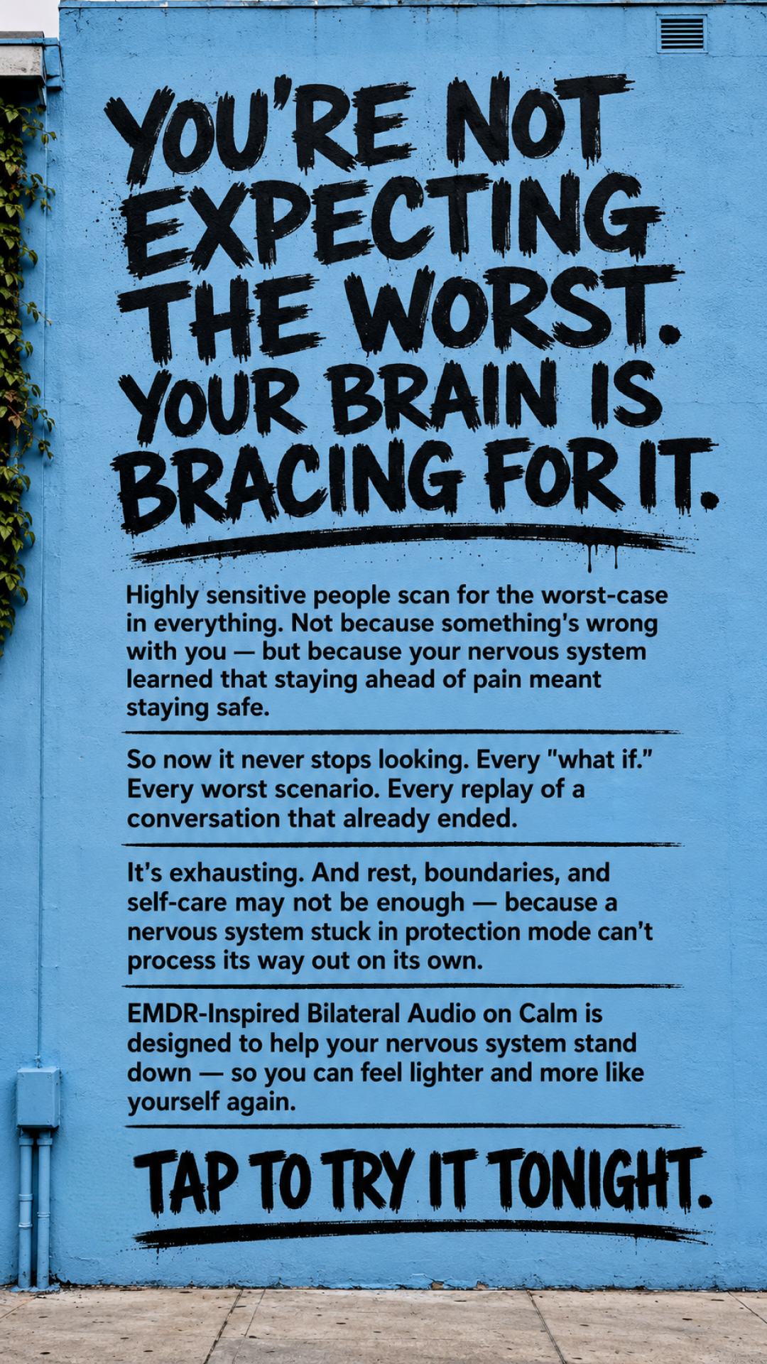 Calm Facebook ad