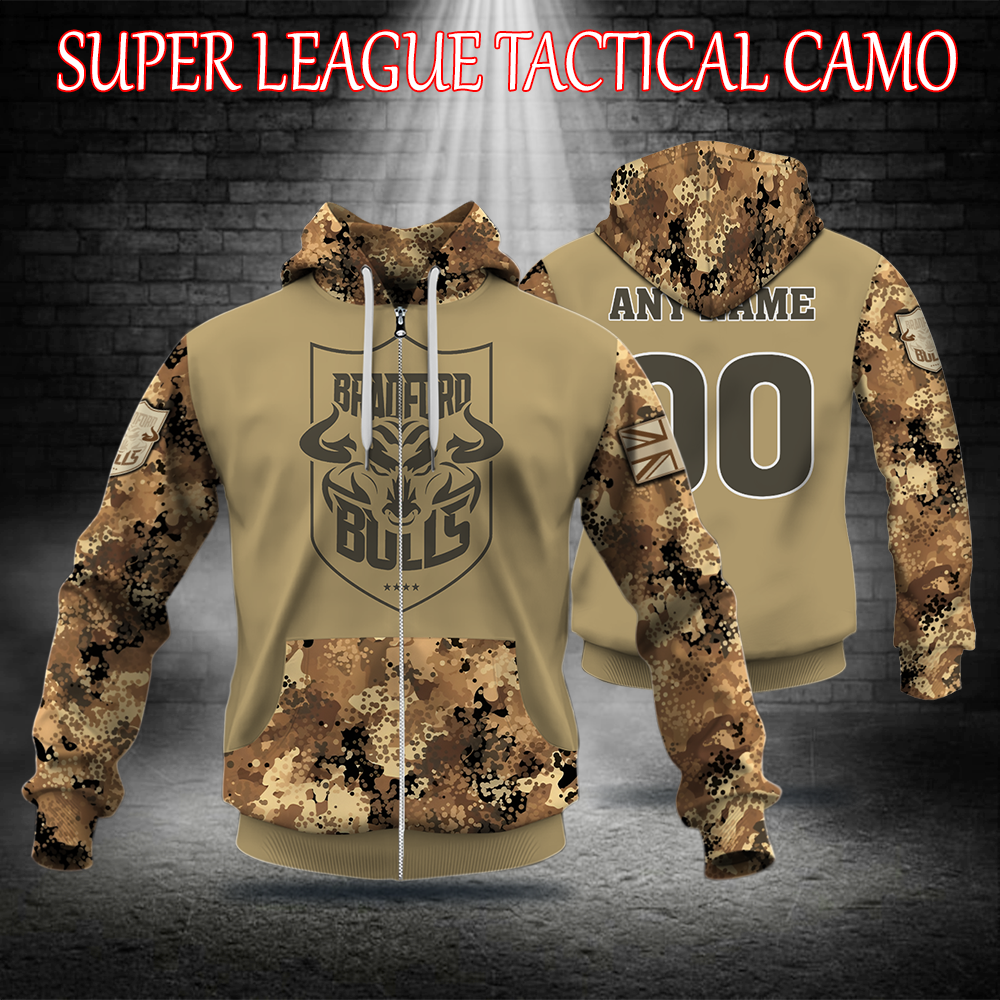 Super League Pulse Facebook ad: Bradford Bulls Hoodie: Bull Power, Charge for Victory!