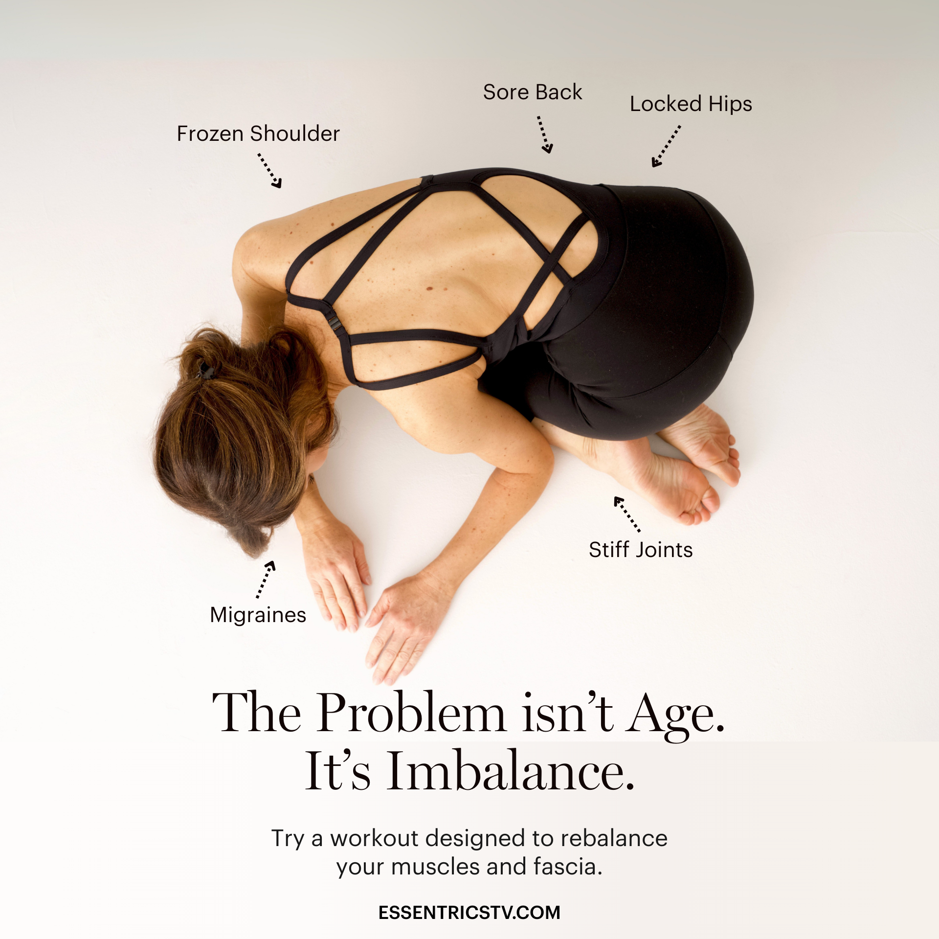 Essentrics Workout Facebook ad: Age Reversal In A Workout