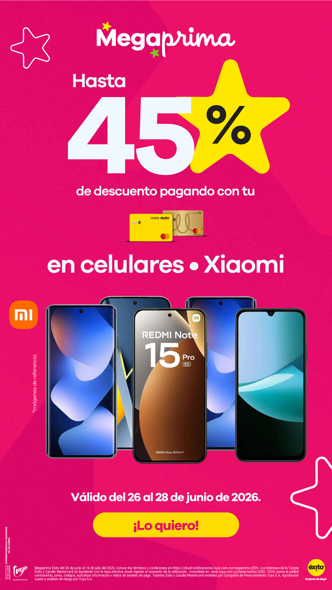 Éxito Facebook ad