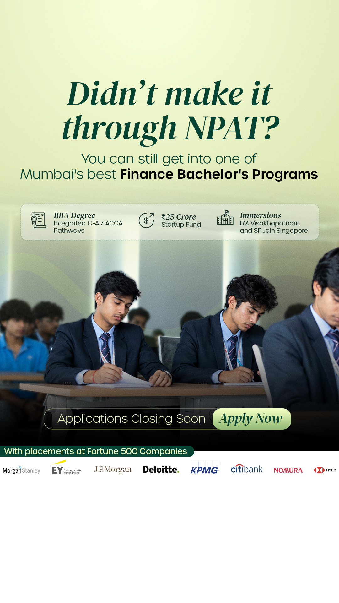 Imarticus School of Finance & Business Facebook ad