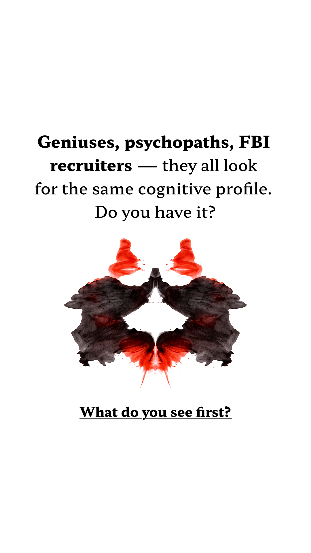 Brain Health Check Facebook ad