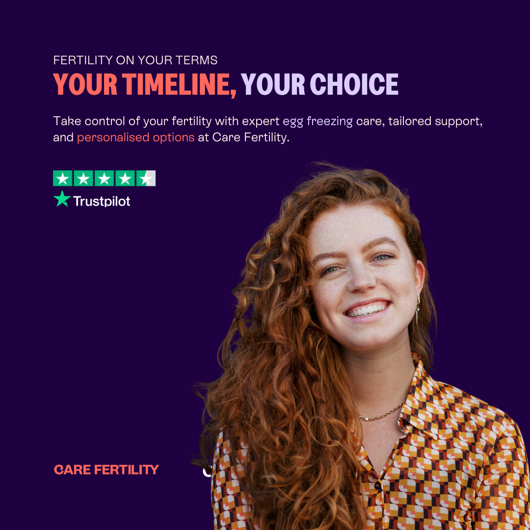 Care Fertility Facebook ad