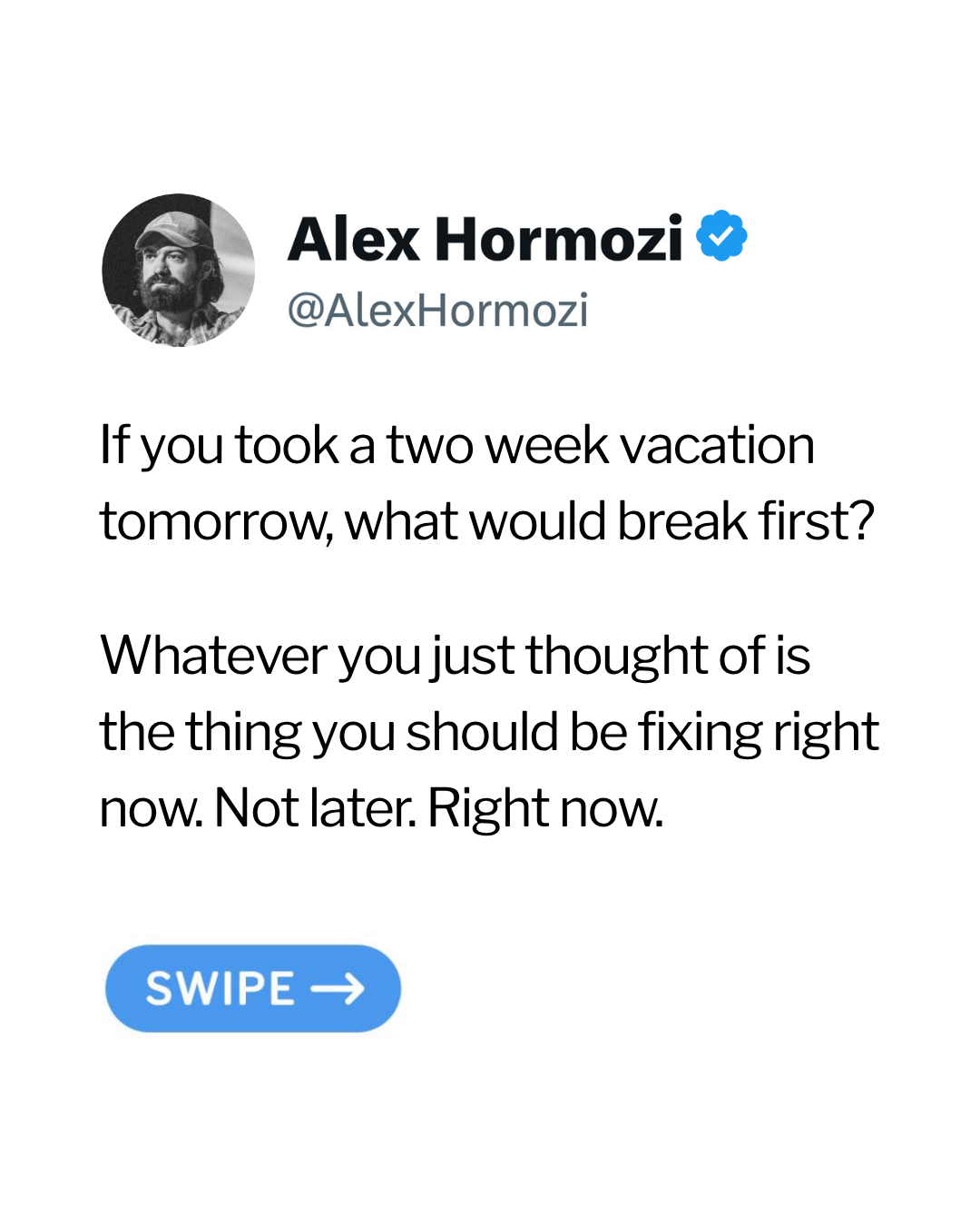 Alex Hormozi Facebook ad
