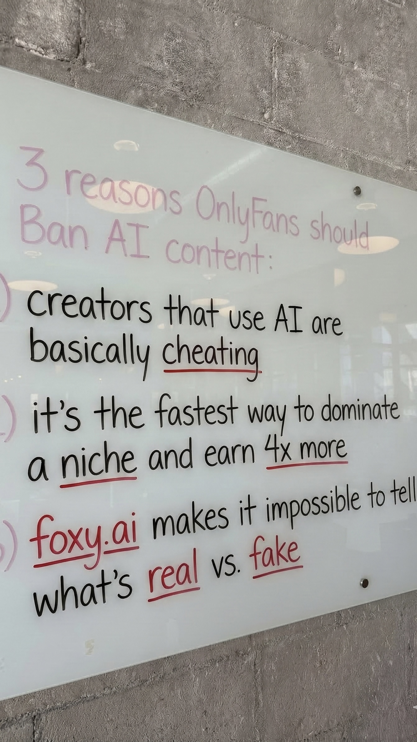 Foxy.ai Facebook ad from Mar 22, 2026