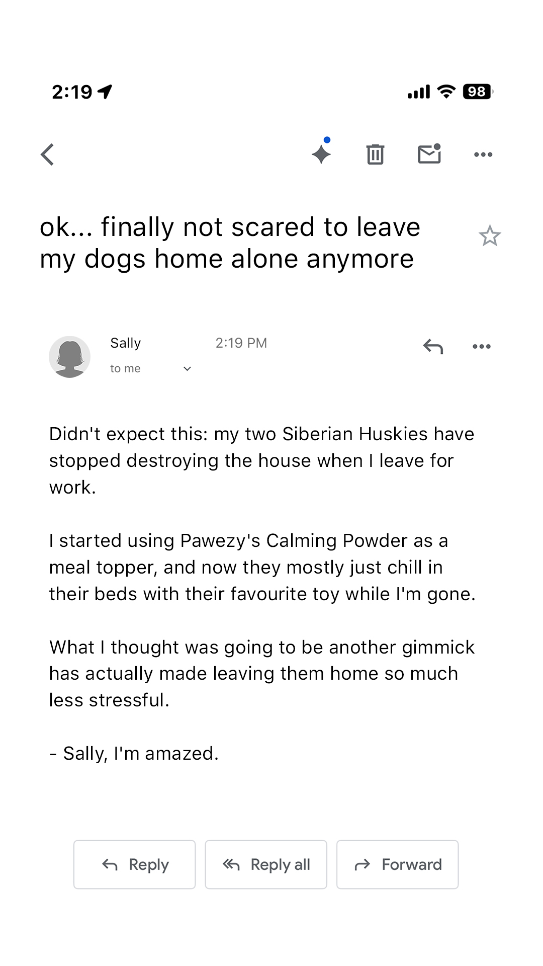 Pawezy Facebook ad