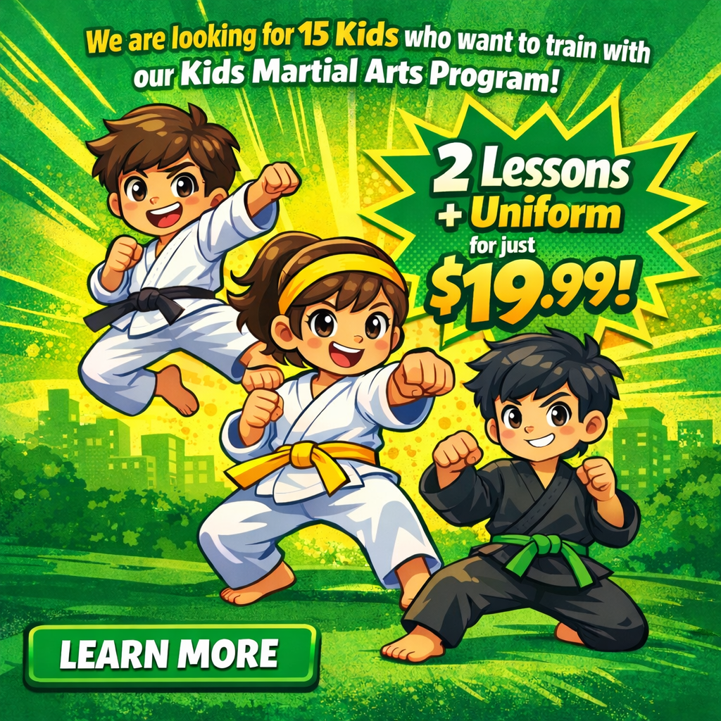 Premier Martial Arts Facebook ad from Apr 16, 2026