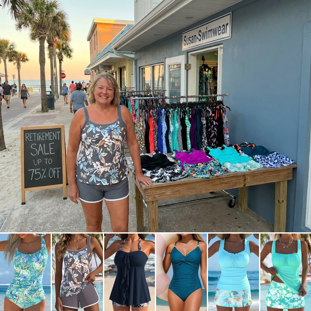 Susan Simmons Facebook ad: Susan's Swimwear Is Closing After 11 Years