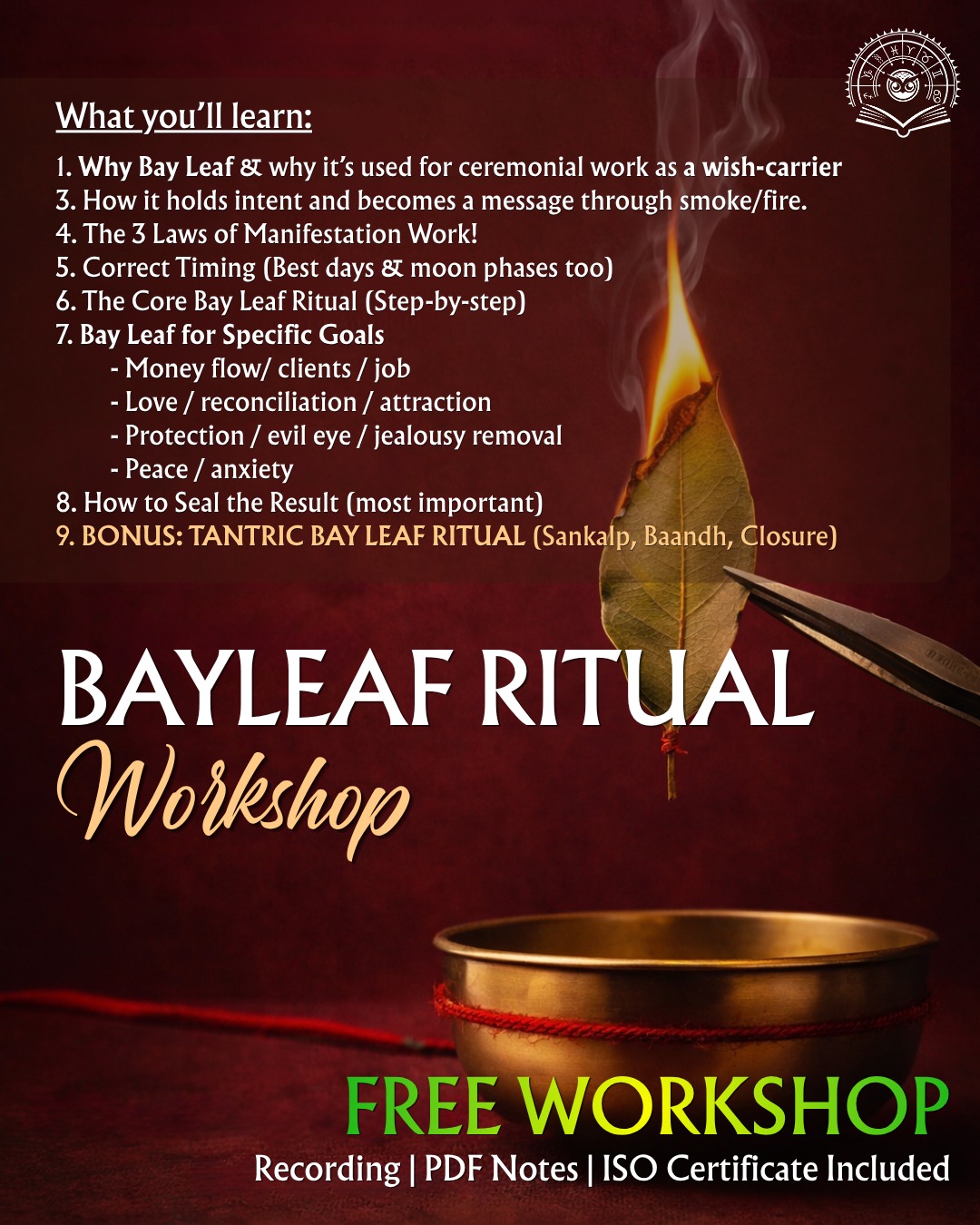 Astro Vistaar Facebook ad: FREE Workshop | Limited Time Offer