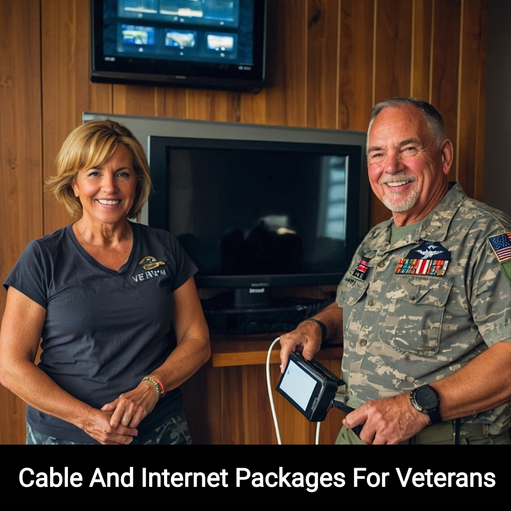 SmartSeniorLife Select Facebook ad: Cable And Internet Packages For Veterans.