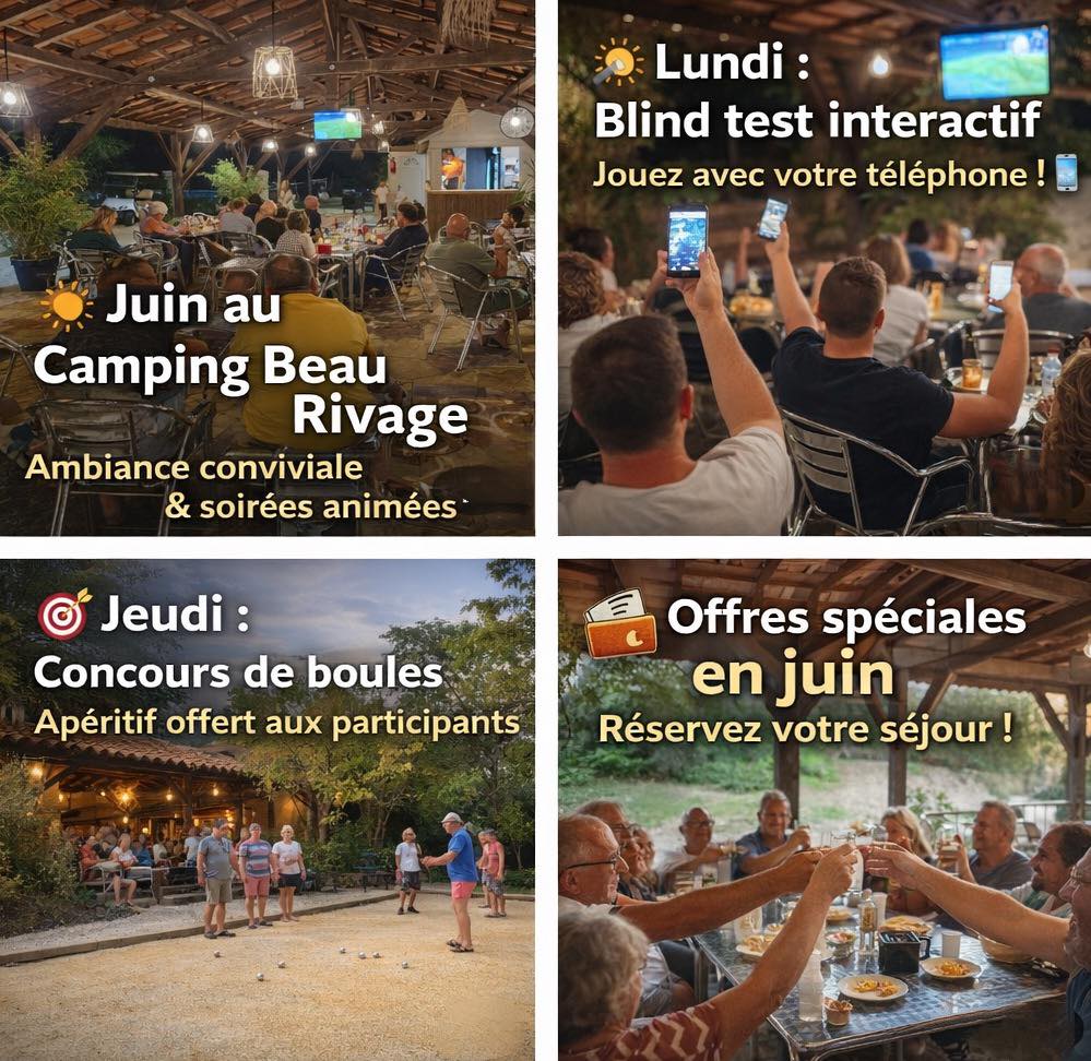 Beau Rivage Facebook ad: Accueil