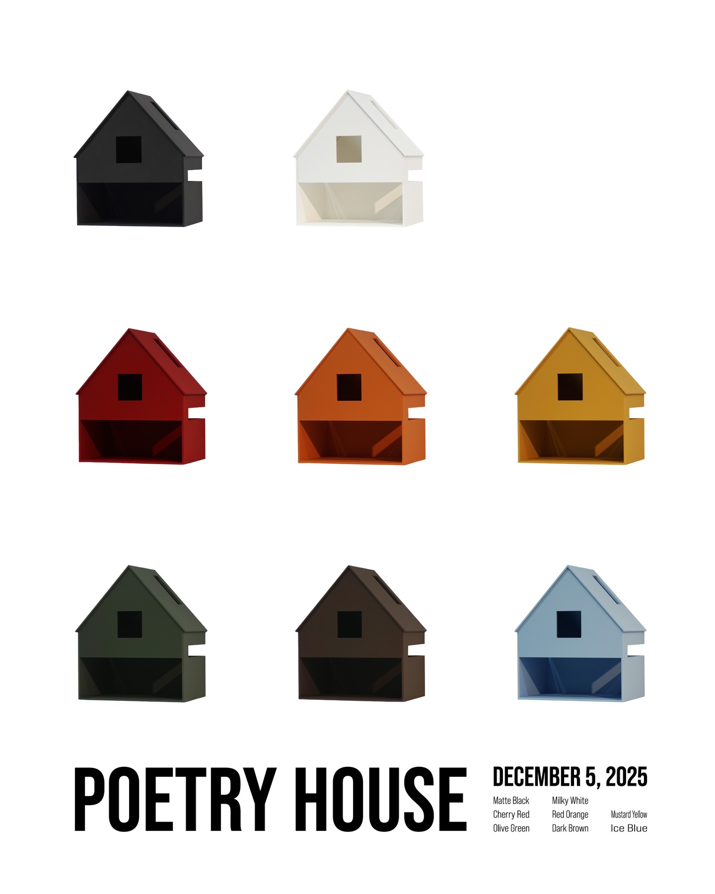 페페하우스 Facebook ad: The eight-color Poetry House