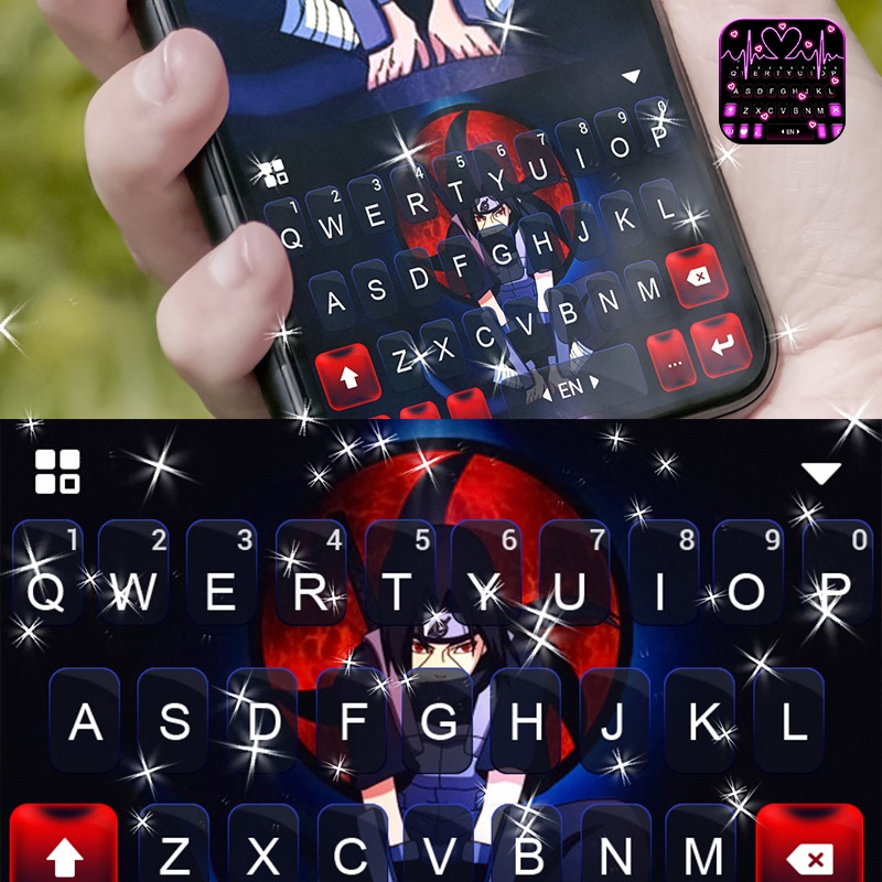 Pink RGB Heart Keyboard Facebook ad