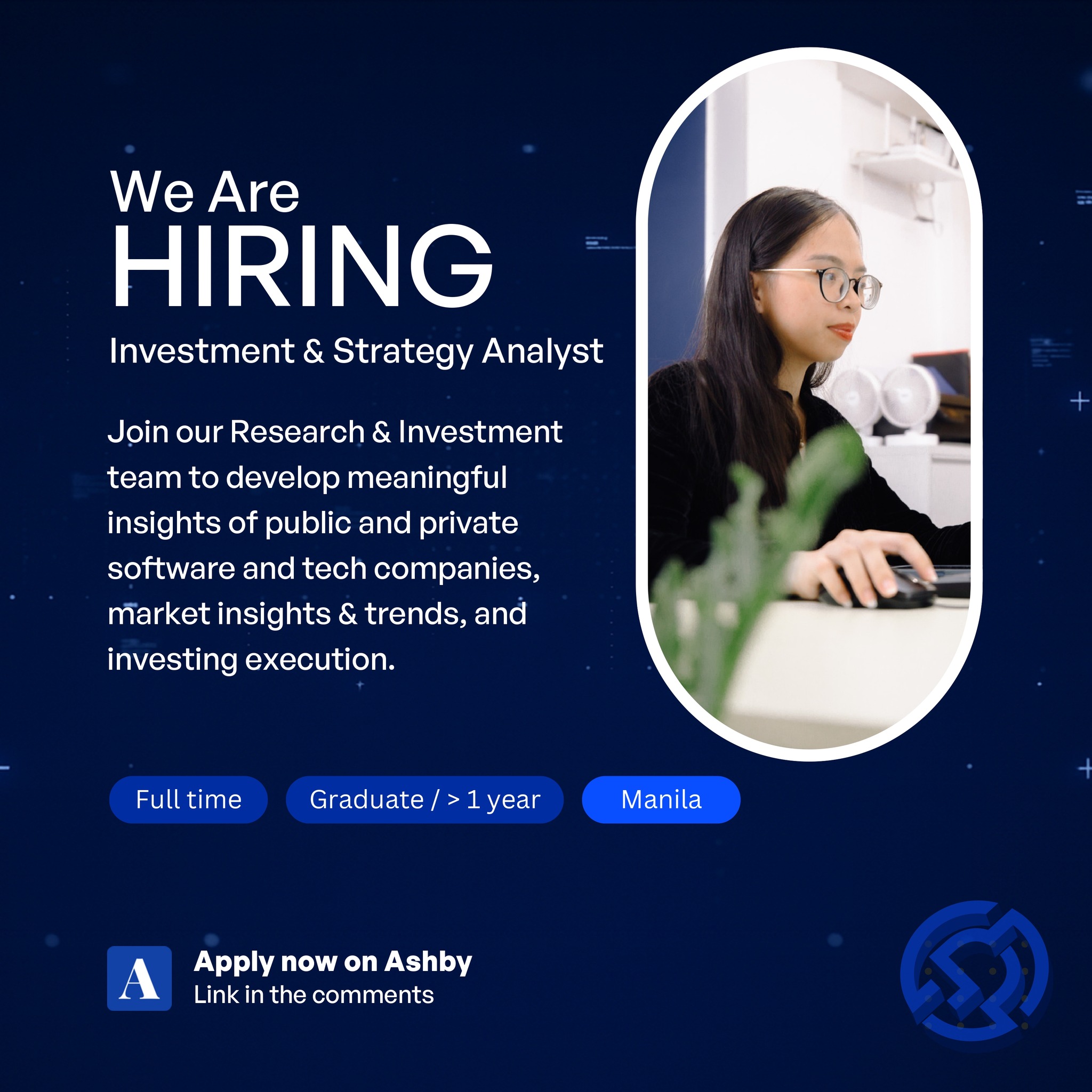 Dedale Intelligence Careers Facebook ad: Launch Your Career in Tech, Strategy & Investing