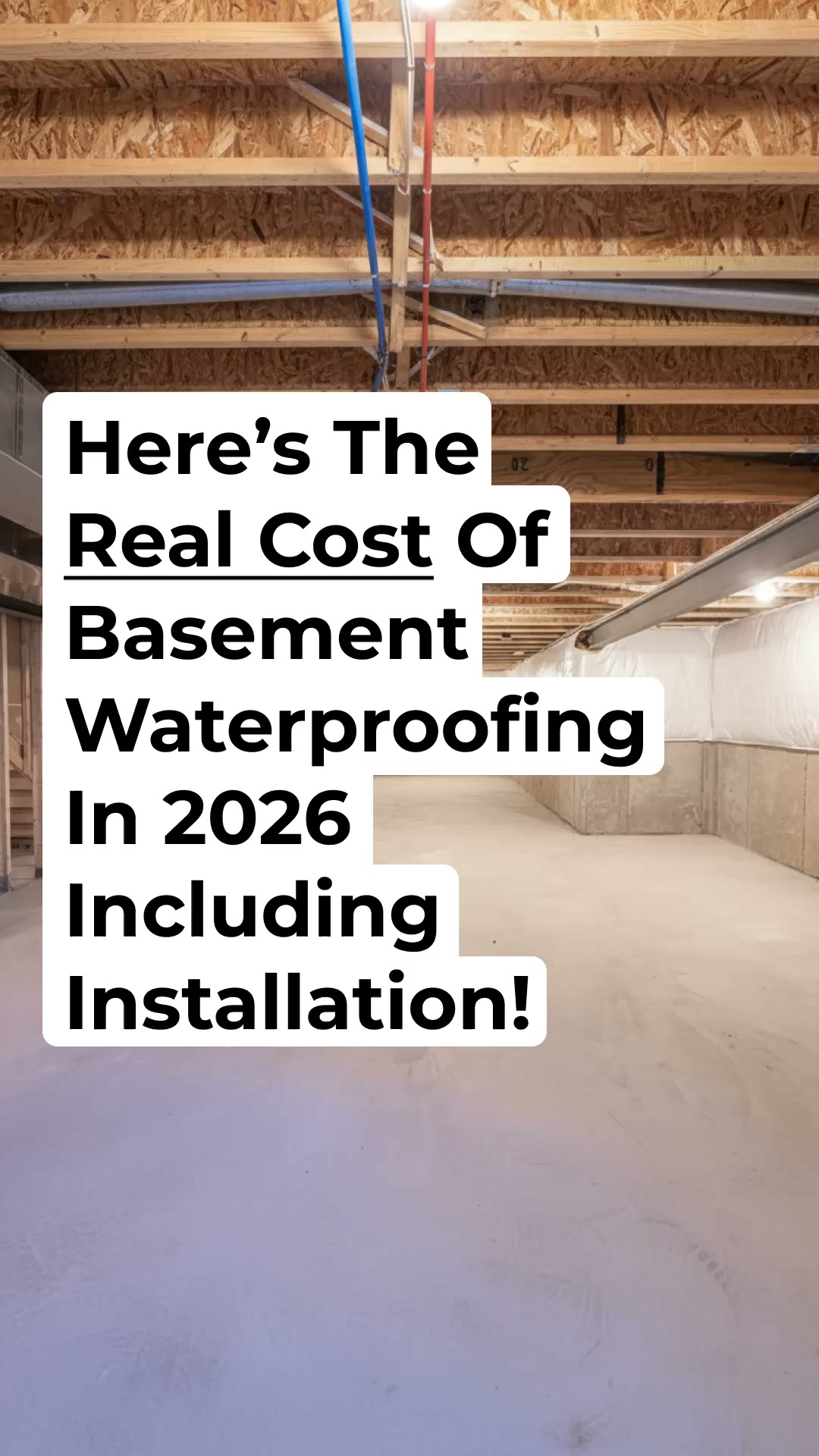 HomeBuddy.com Facebook ad: What Basement Waterproofing Should Cost